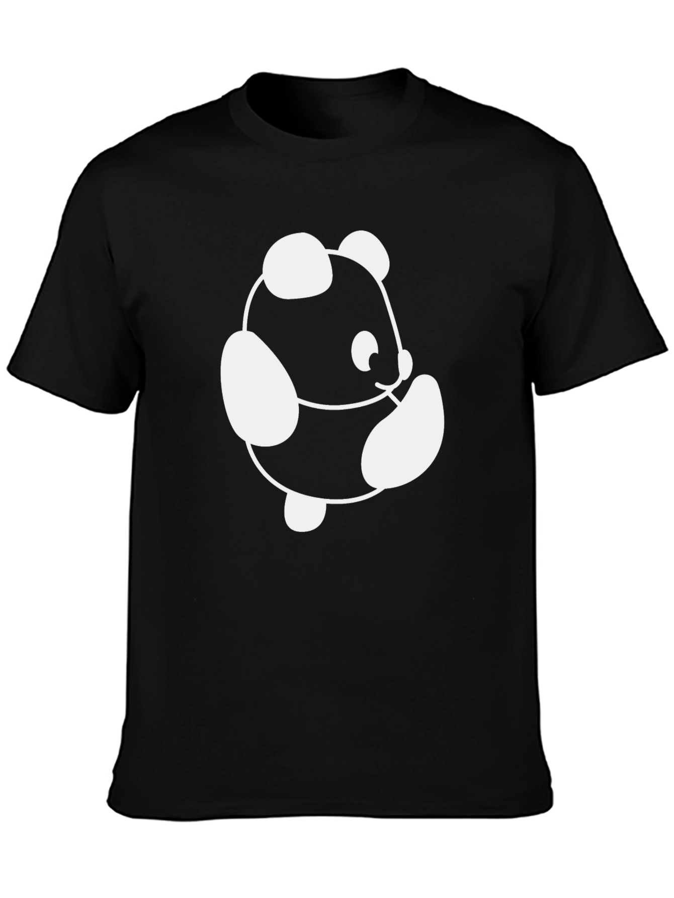 Panda Graphic Black T-Shirt