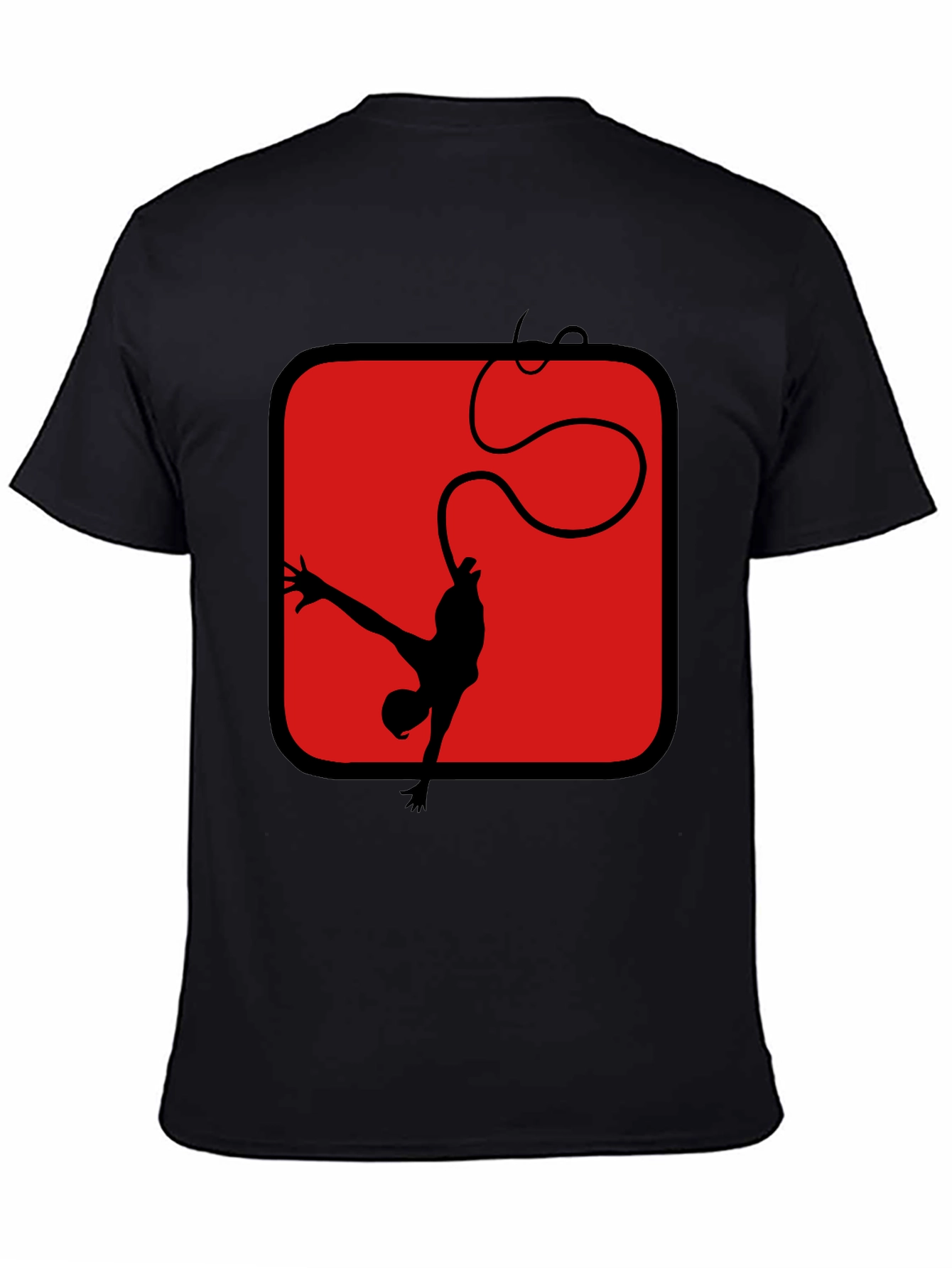 Bungee Jumper Graphic Tee - Black