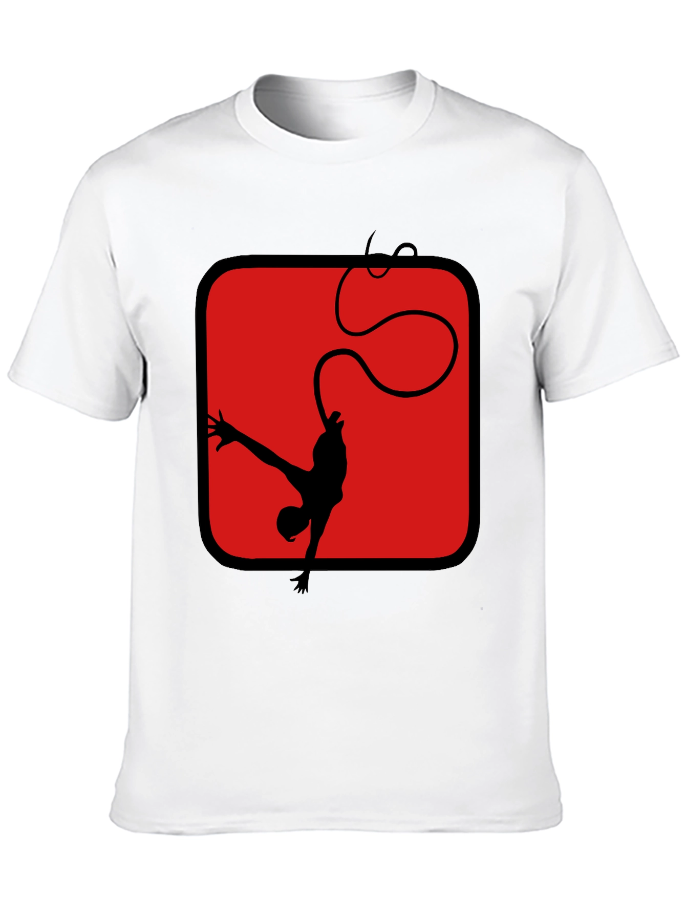 Bungee Jumper Graphic Tee - Black