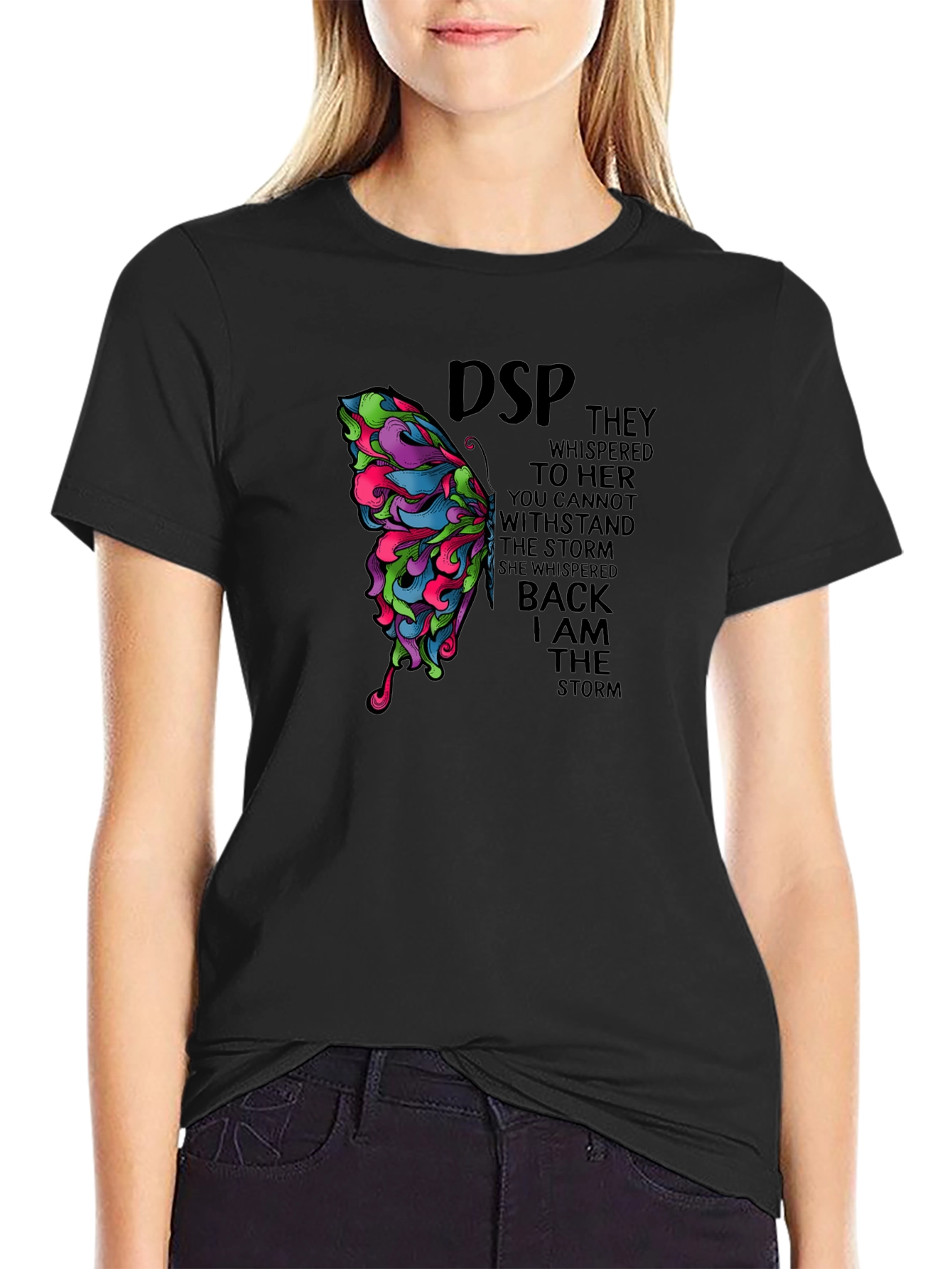 Butterfly Graphic T-Shirt: I Am The Storm