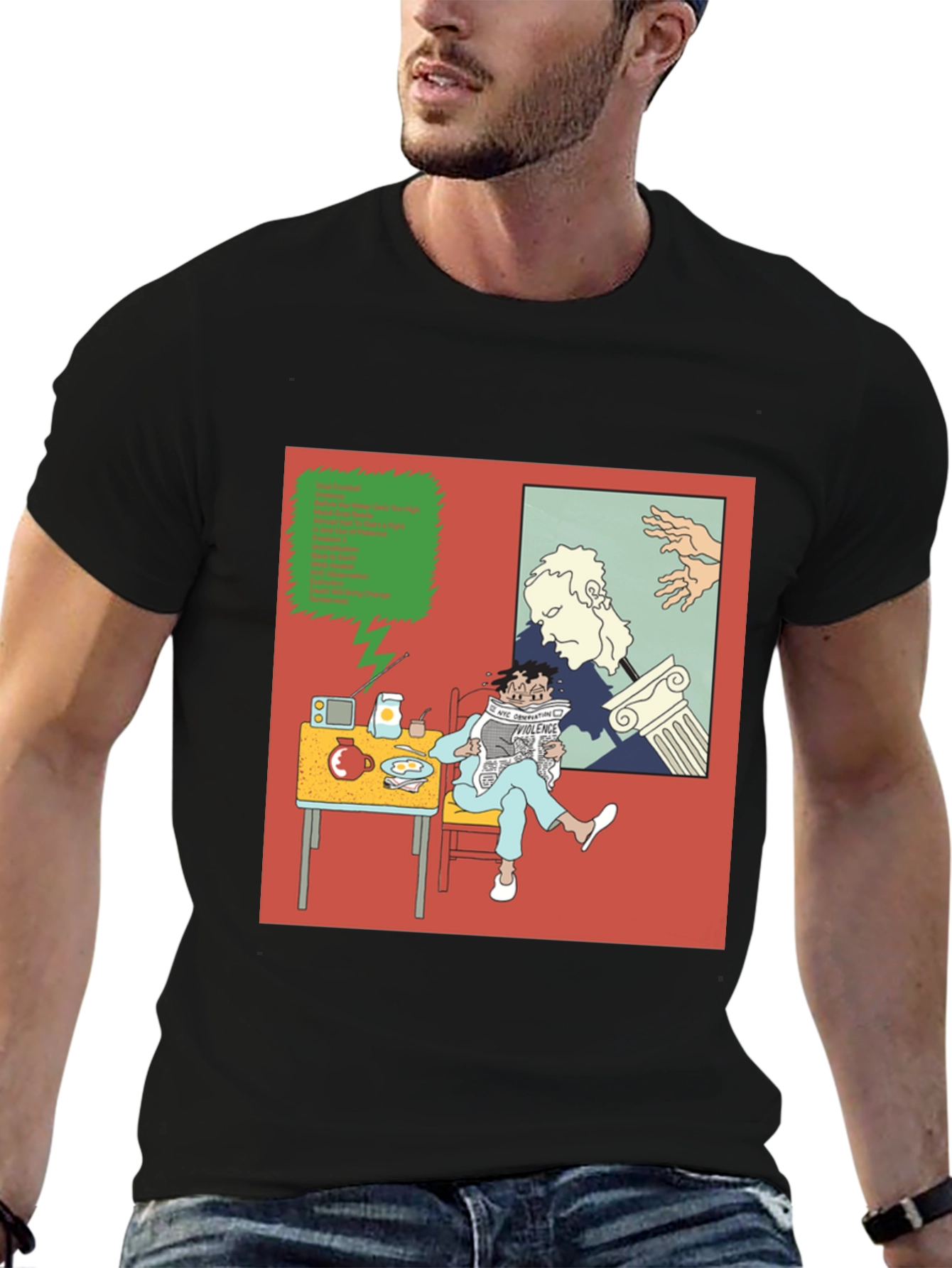 Philosophical Breakfast Tee