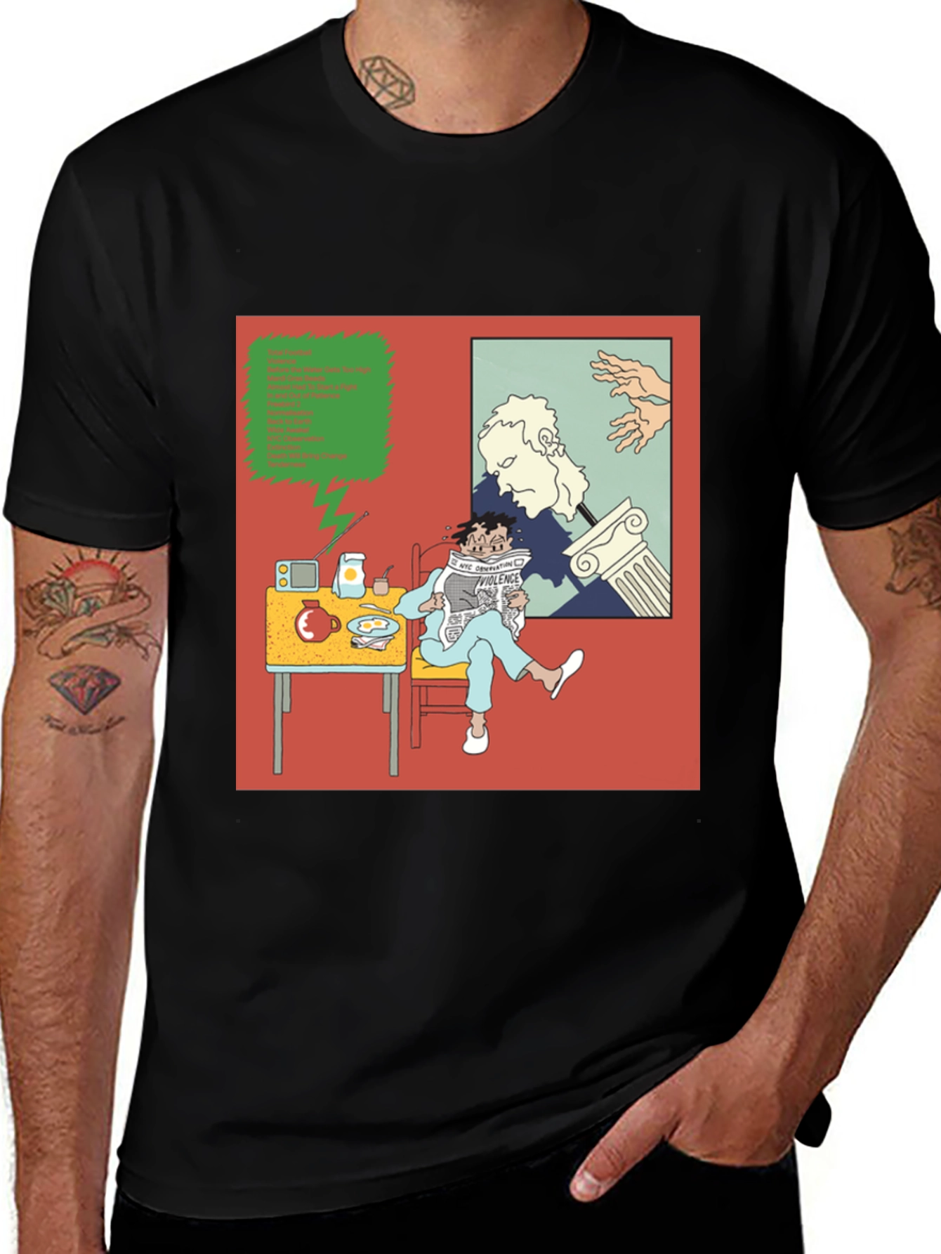 Philosophical Breakfast Tee