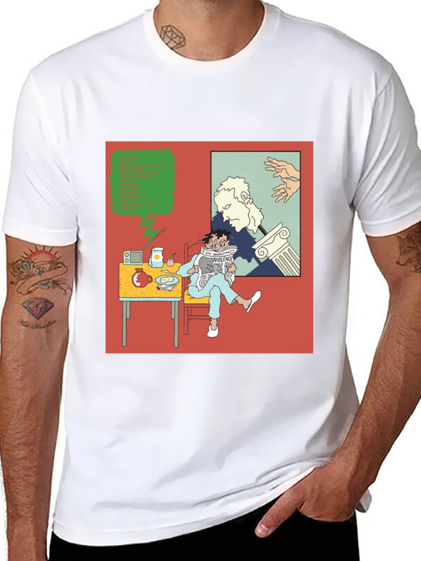 Philosophical Breakfast Tee