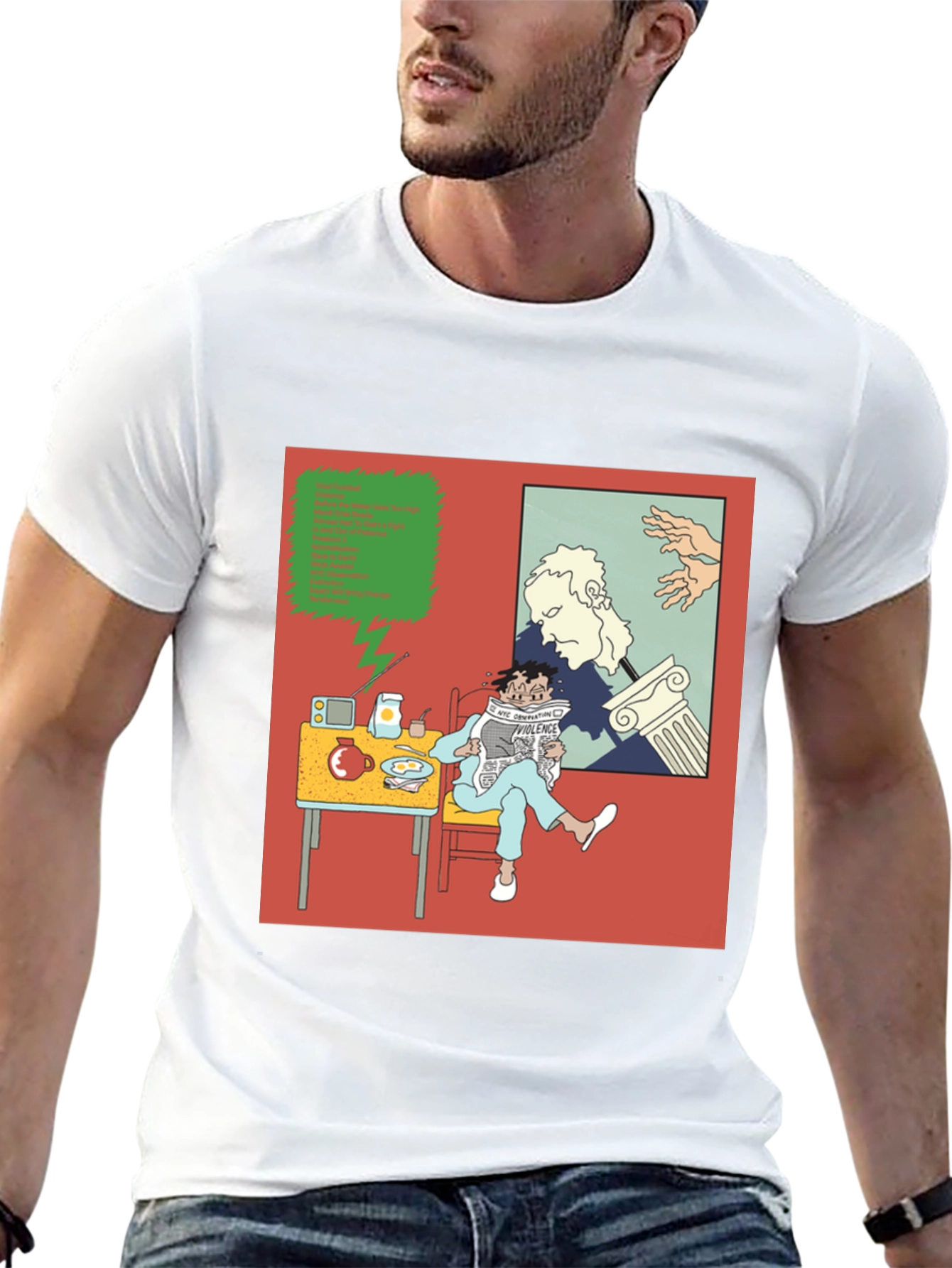 Philosophical Breakfast Tee