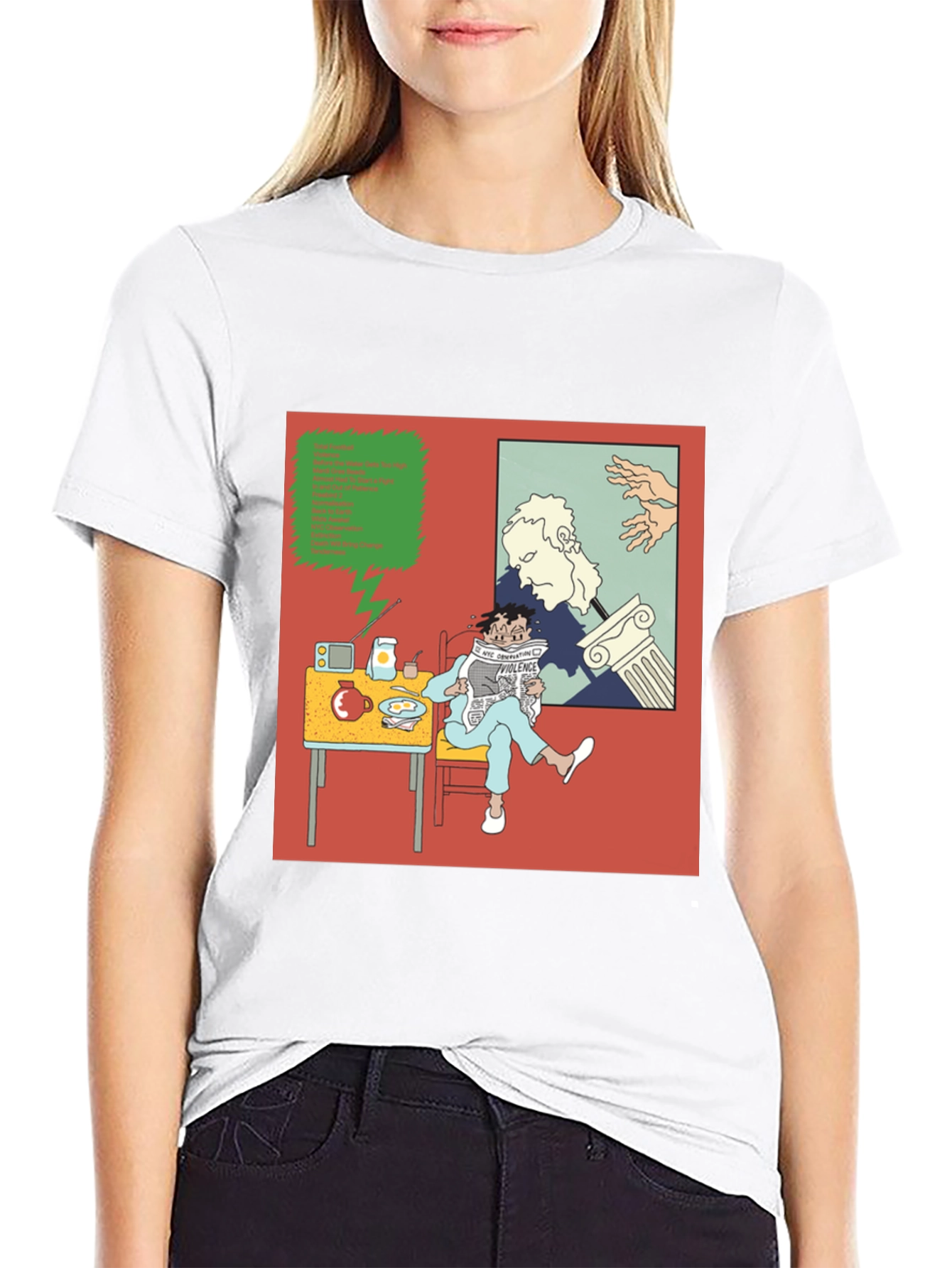 Philosophical Breakfast Tee