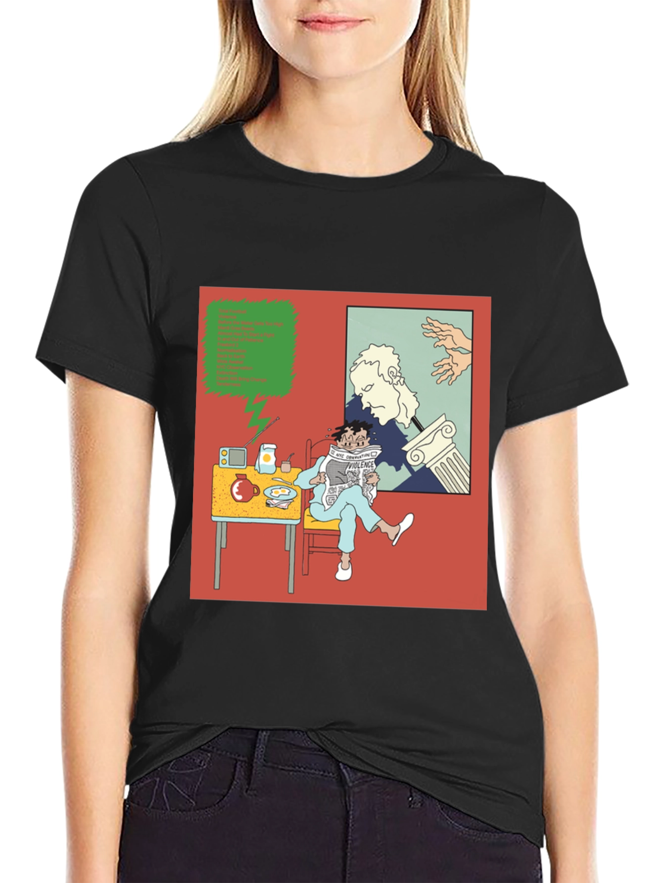 Philosophical Breakfast Tee