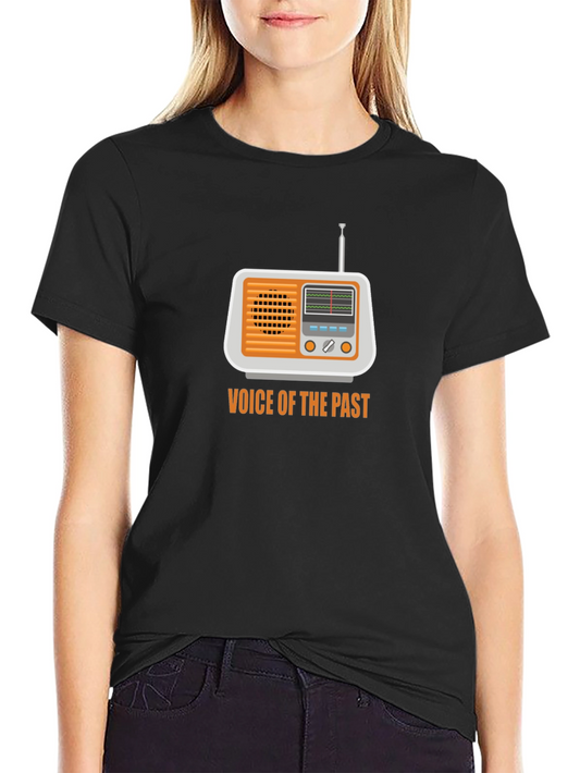 Vintage Radio Graphic T-Shirt - Voice of the Past