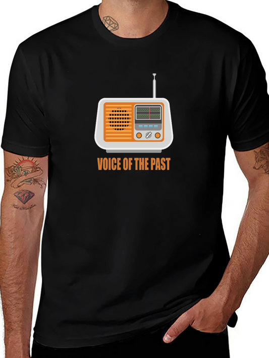 Vintage Radio Graphic T-Shirt - Voice of the Past