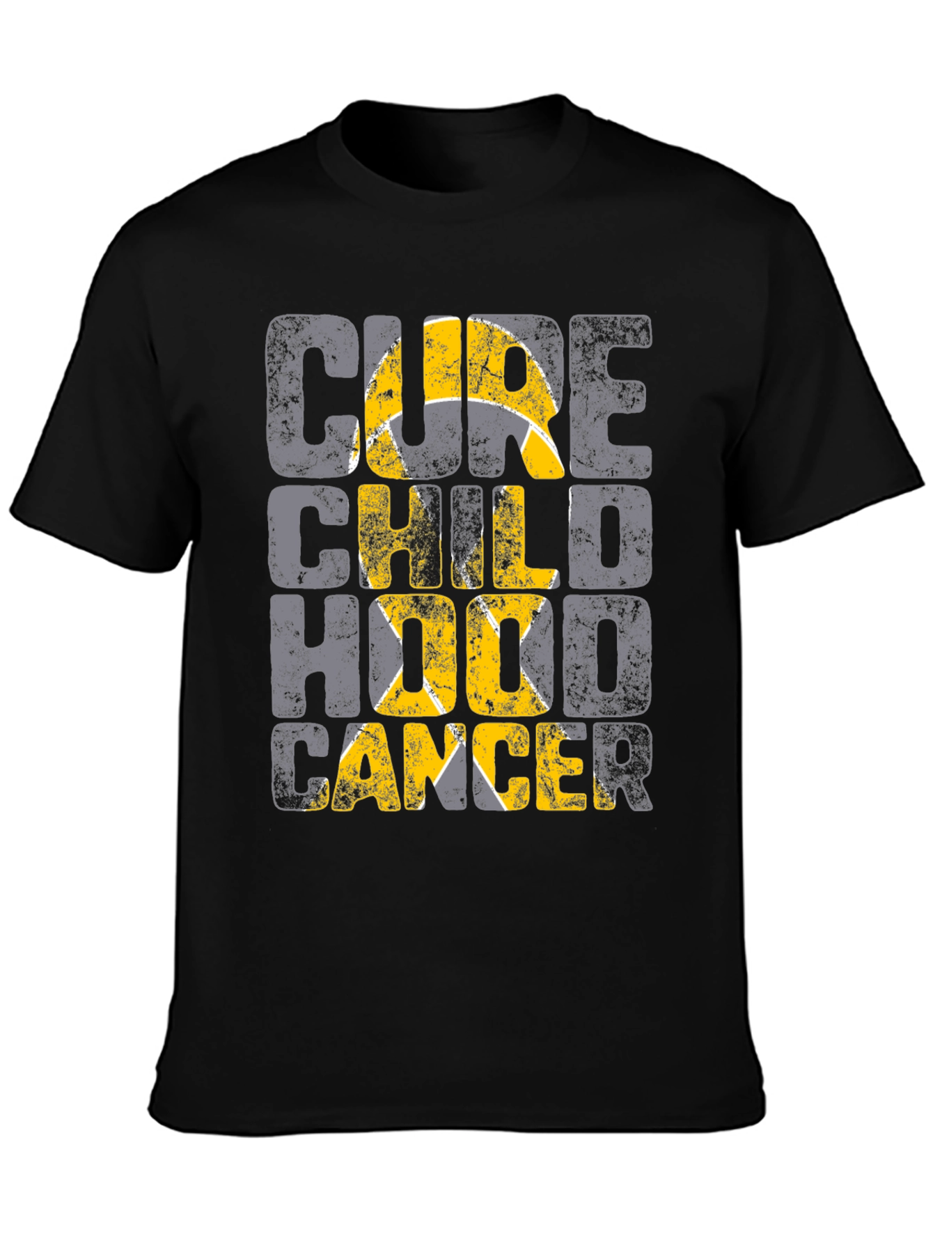 Cure Childhood Cancer Awareness Graphic T-Shirt