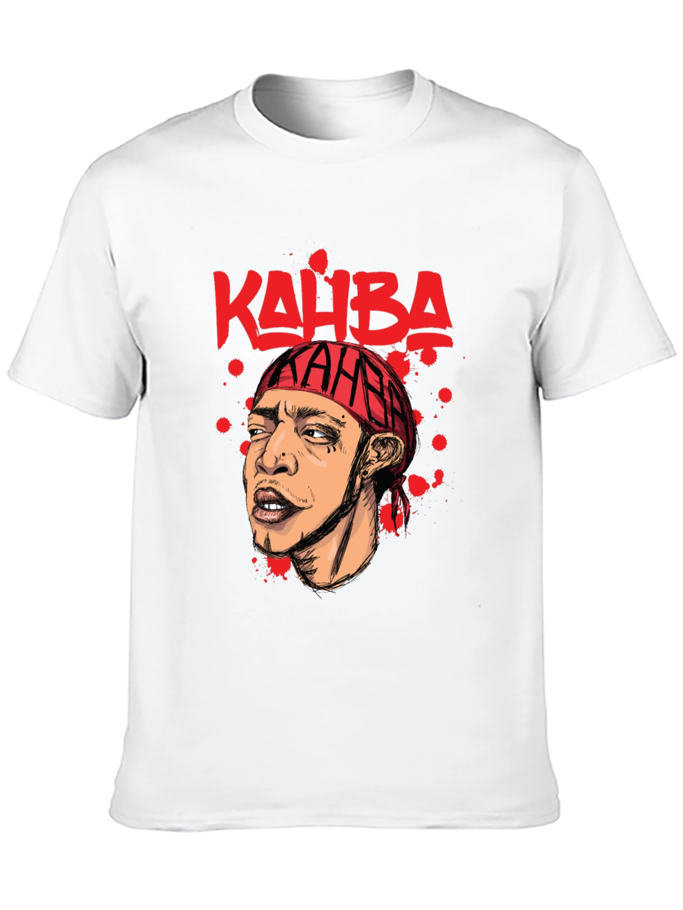 Kahba Graphic Print T-Shirt - Black