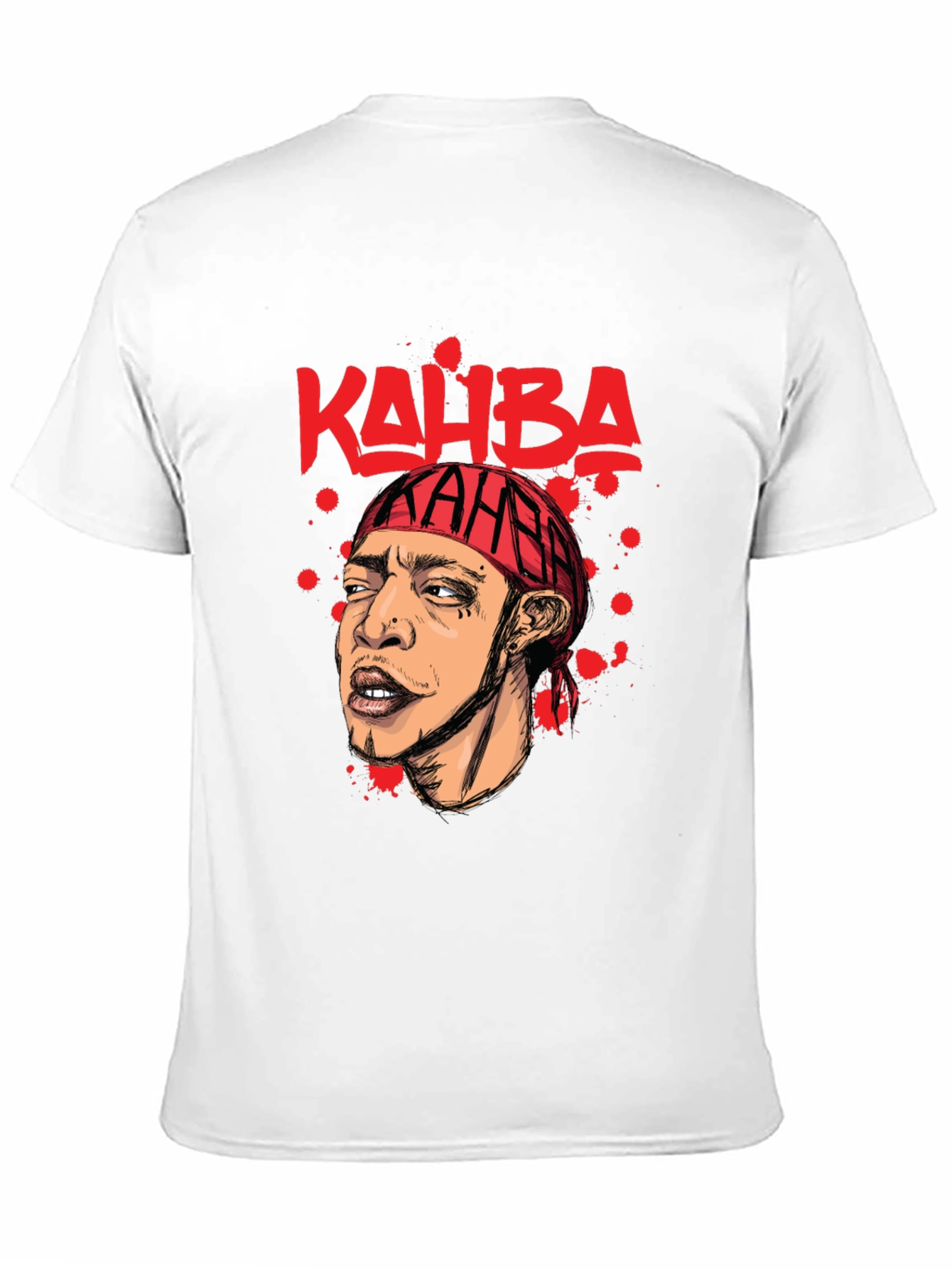 Kahba Graphic Print T-Shirt - Black