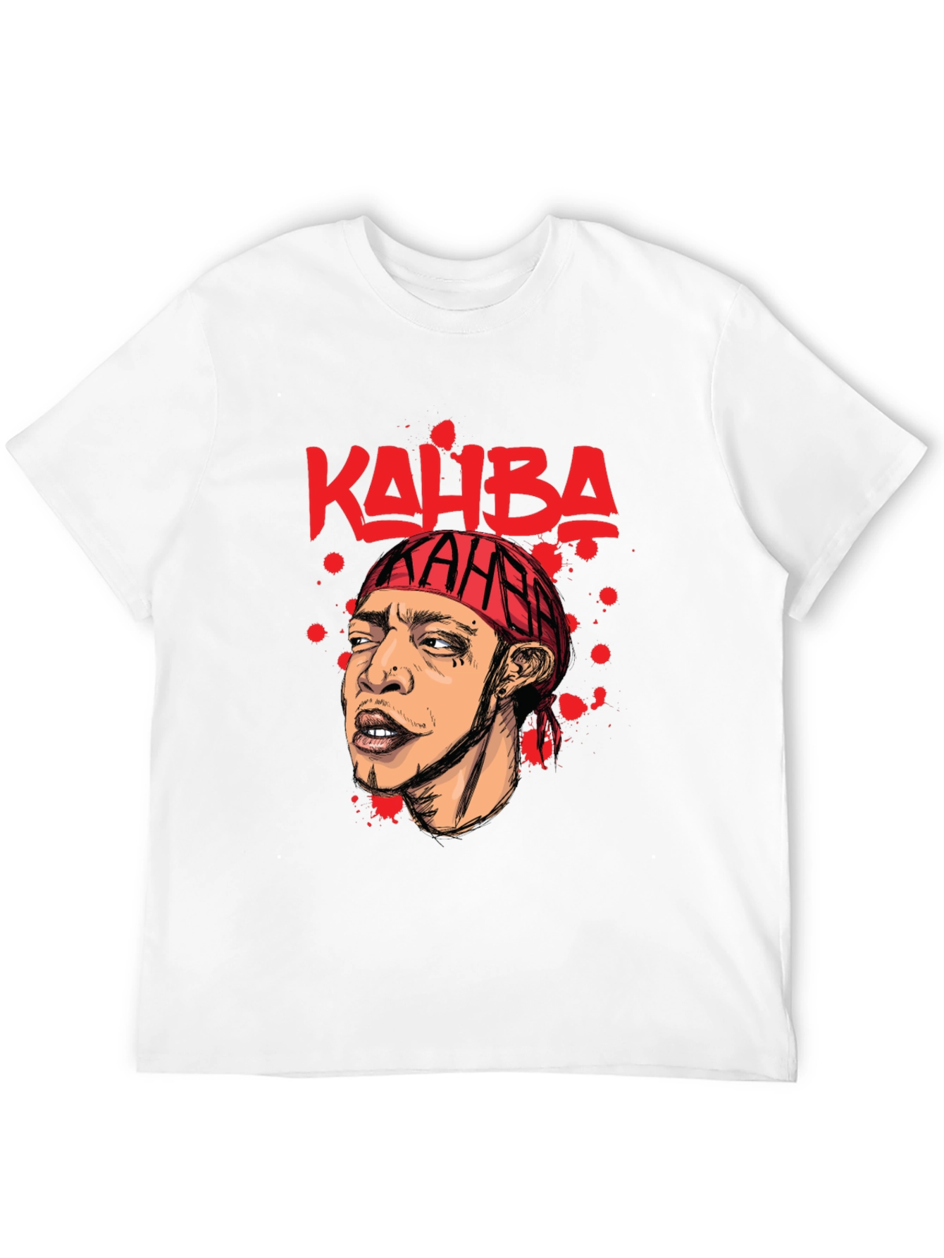 Kahba Graphic Print T-Shirt - Black