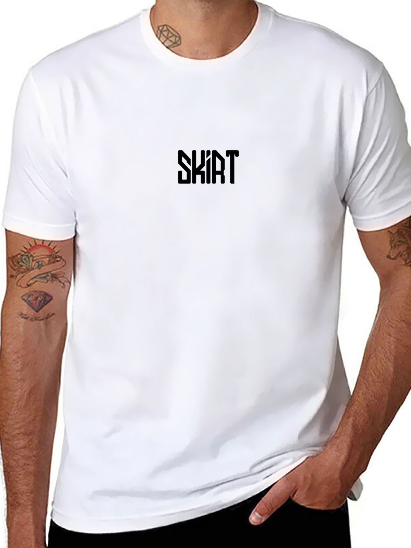 Black SKIRT Graphic Tee