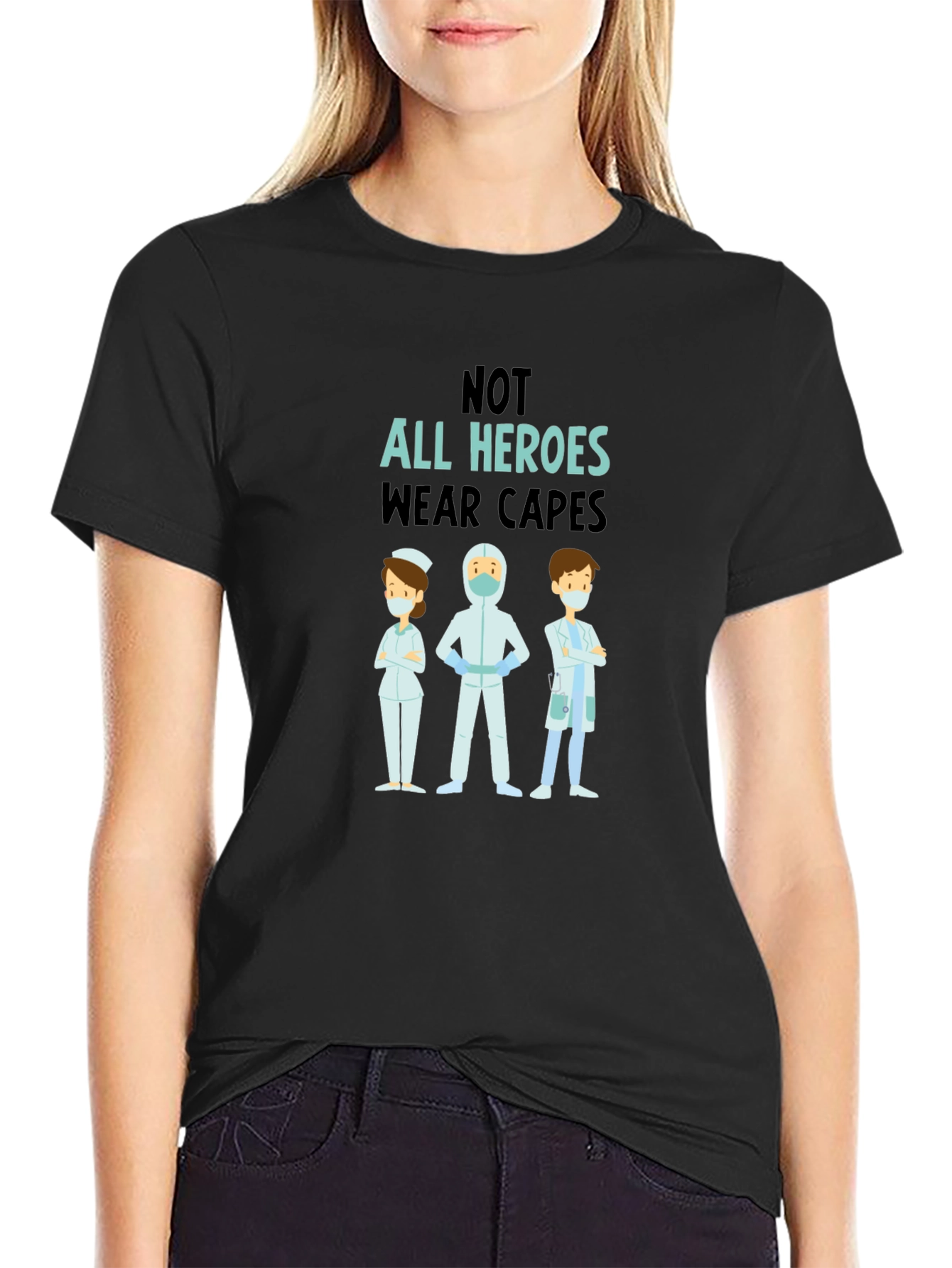 Heroes Wear Capes Graphic Tee