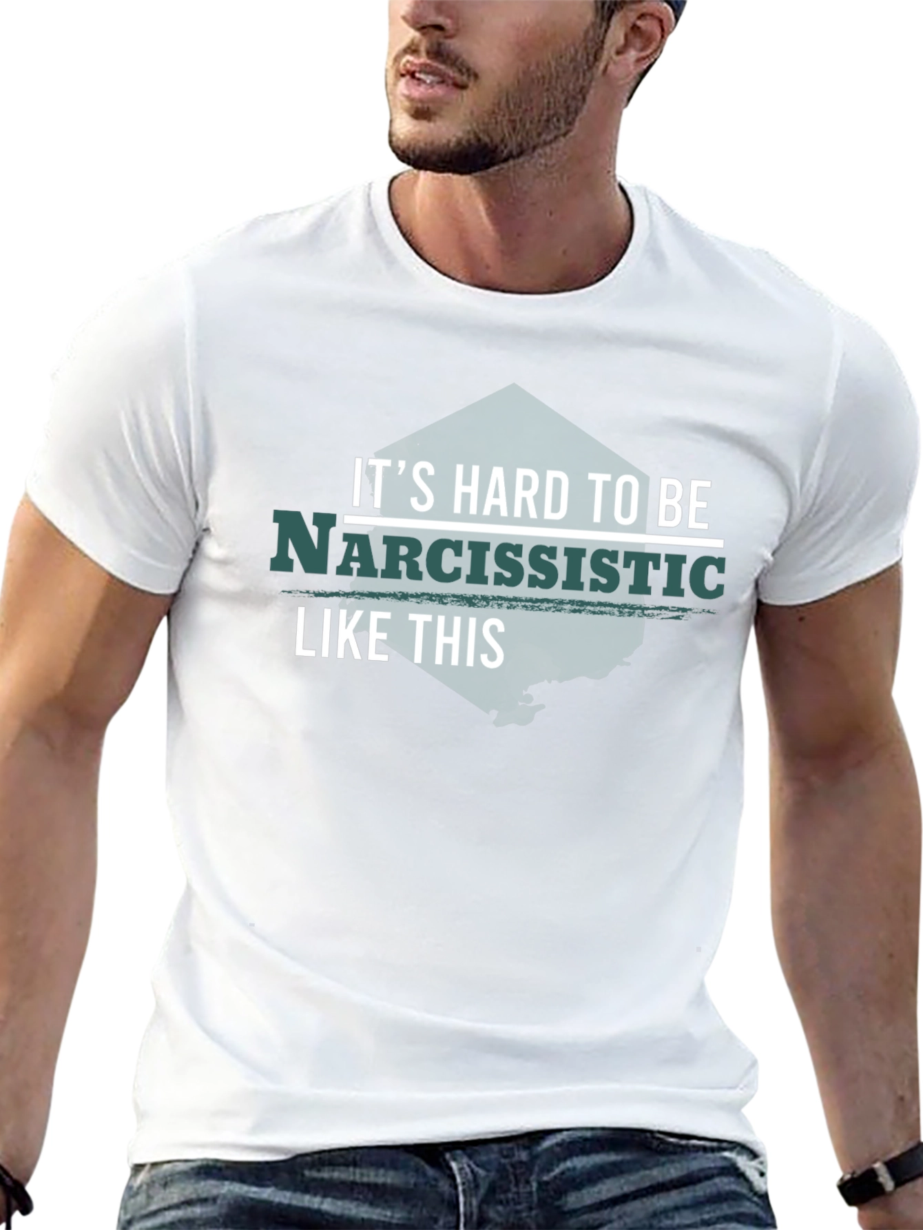 Narcissistic Funny T-Shirt - Black