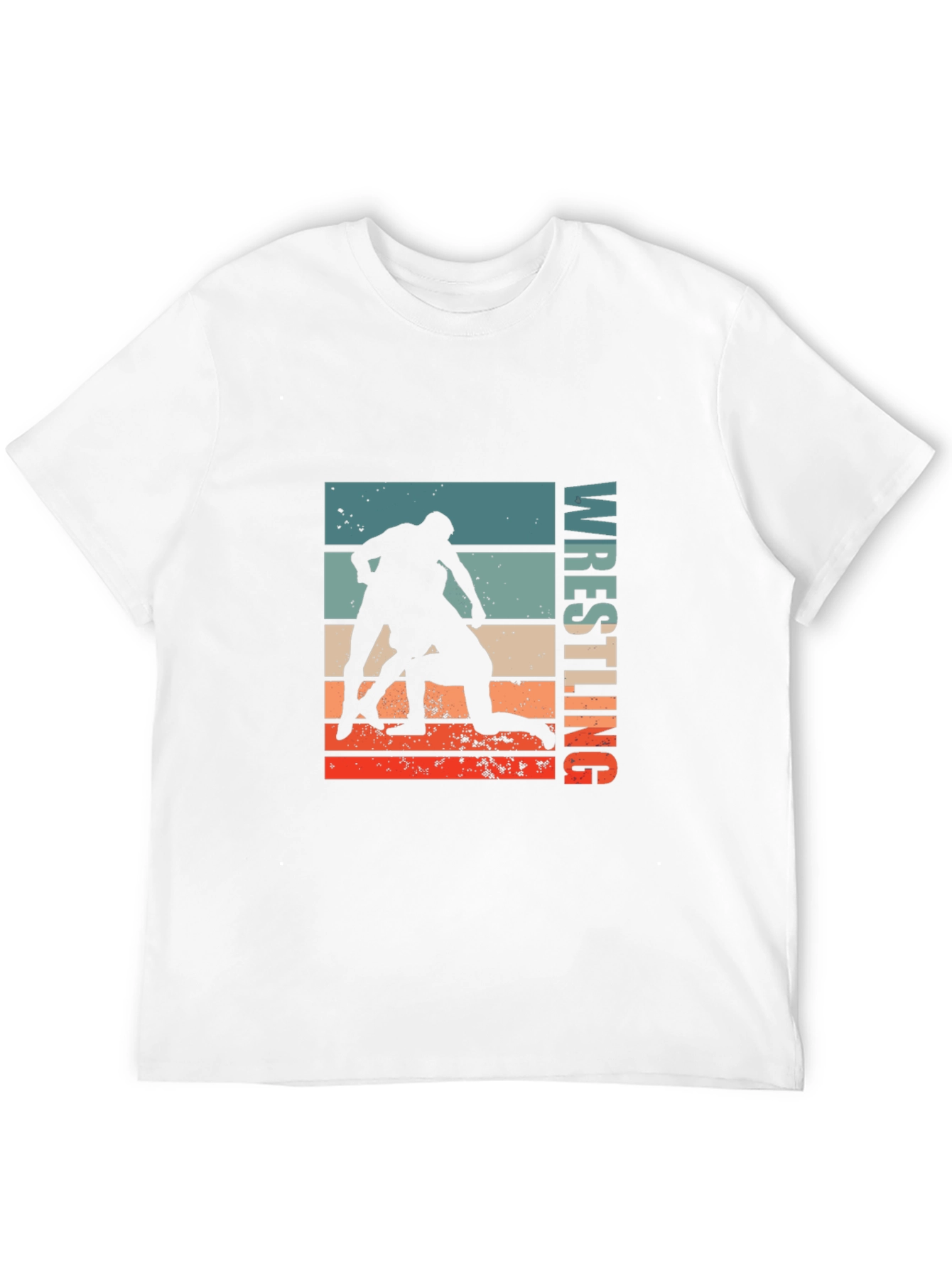Wrestling Retro Graphic Tee - Black