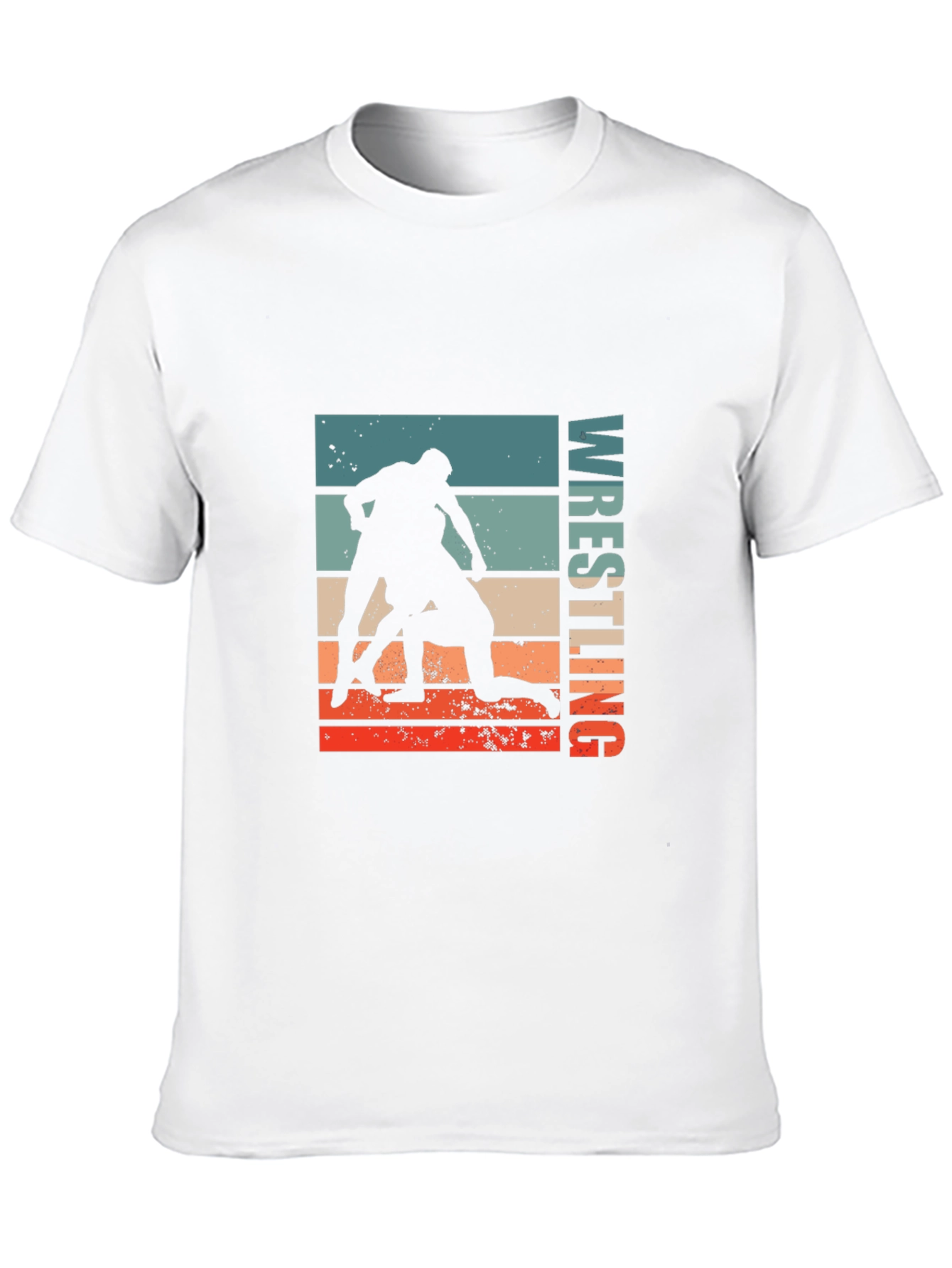 Wrestling Retro Graphic Tee - Black