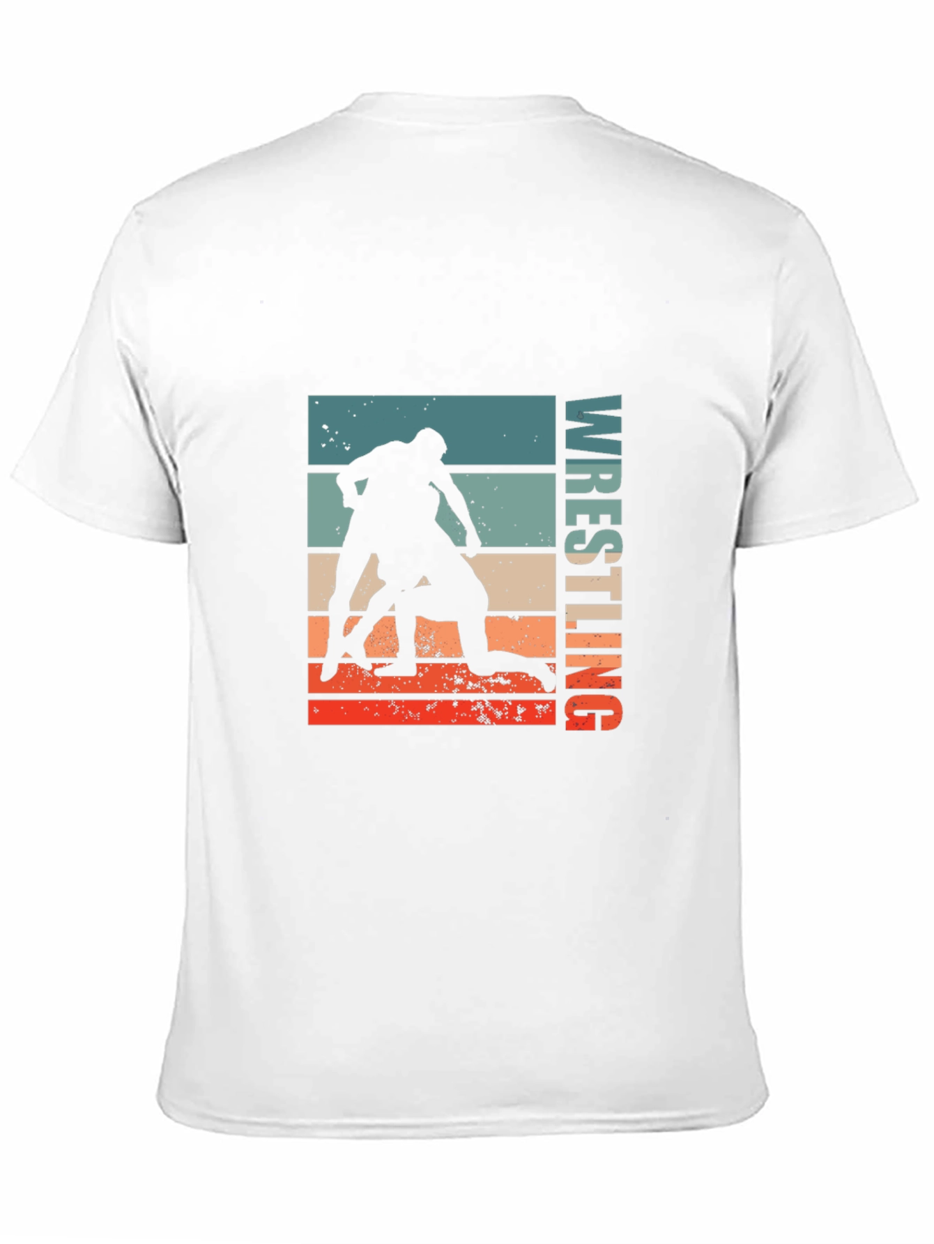 Wrestling Retro Graphic Tee - Black