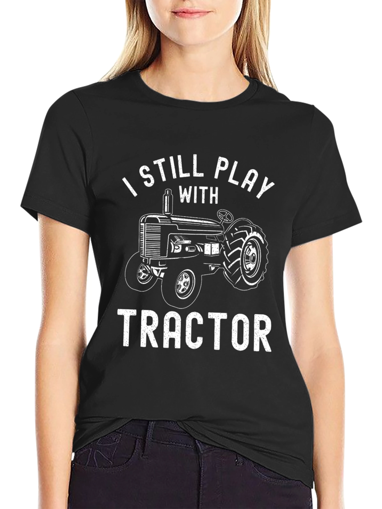 I Still Play With Tractor Mens Graphic T-Shirt