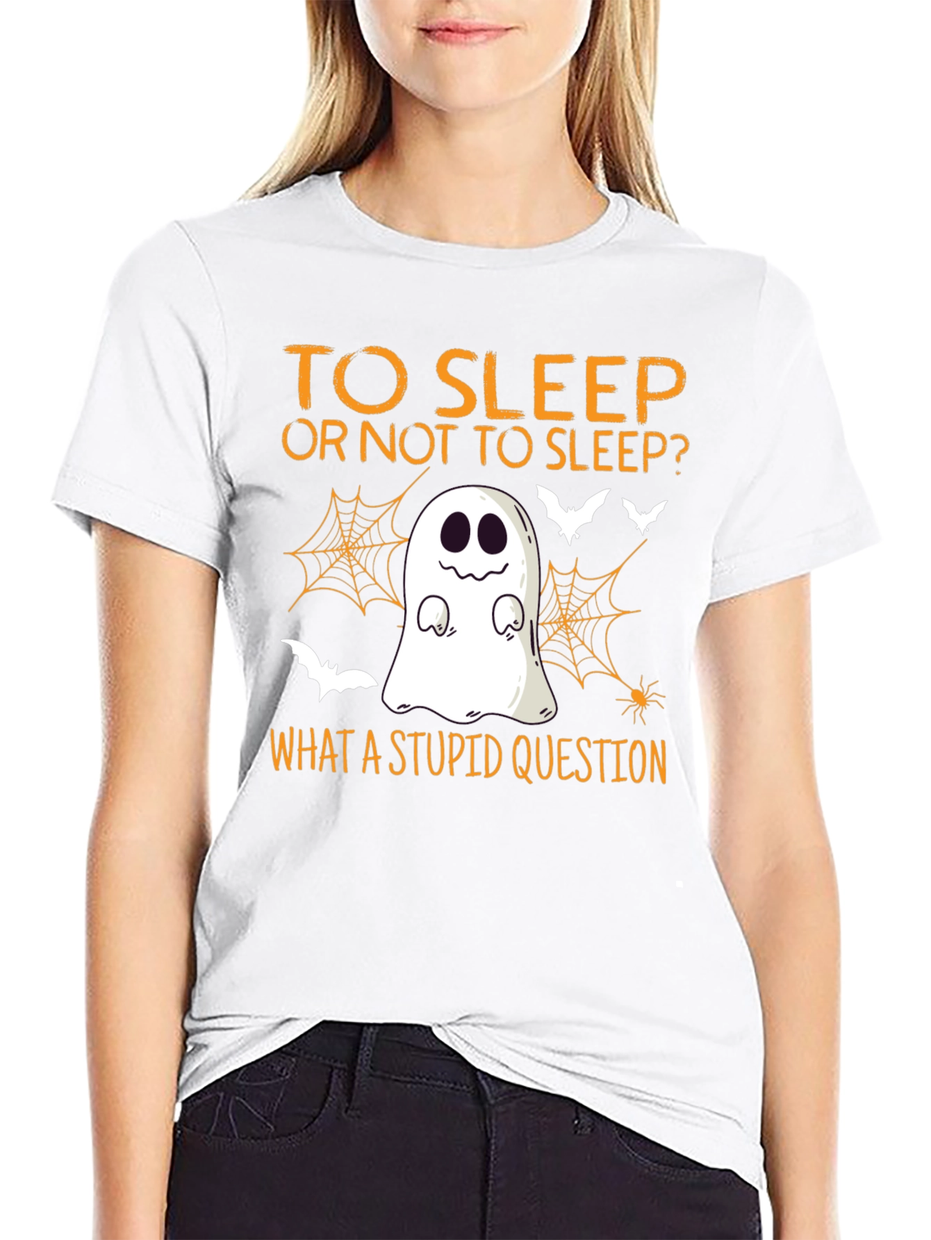 Halloween Ghost Sleep T-Shirt