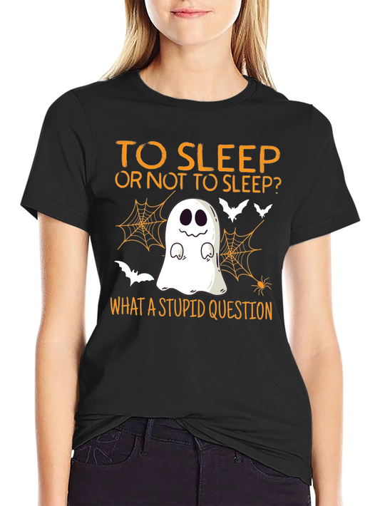 Halloween Ghost Sleep T-Shirt