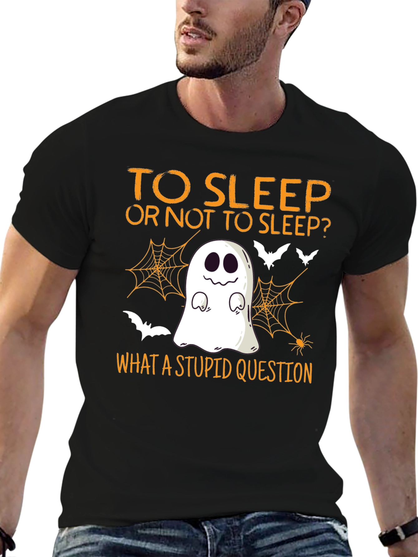Halloween Ghost Sleep T-Shirt