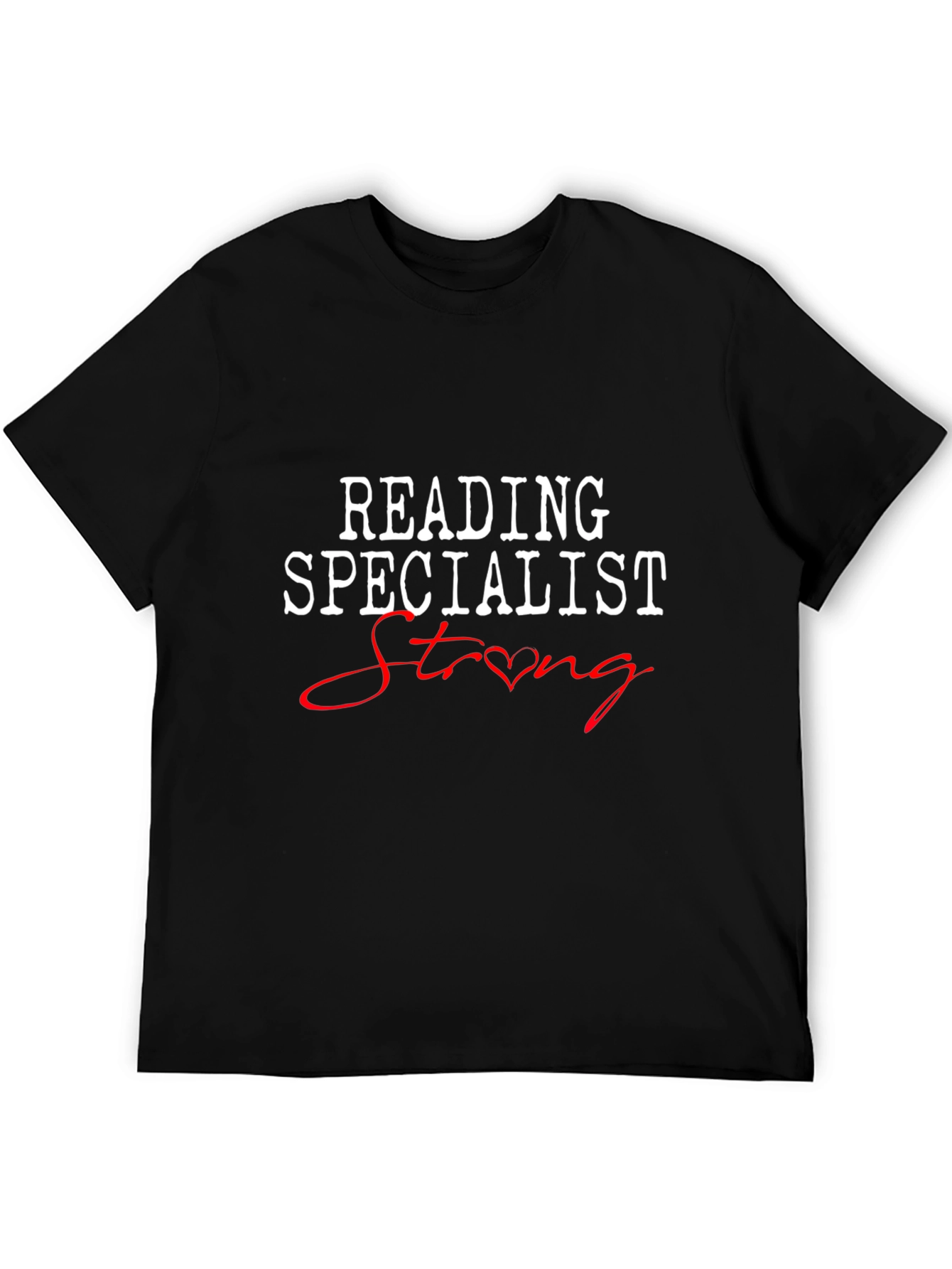 Reading Specialist Strong Graphic Tee - Black