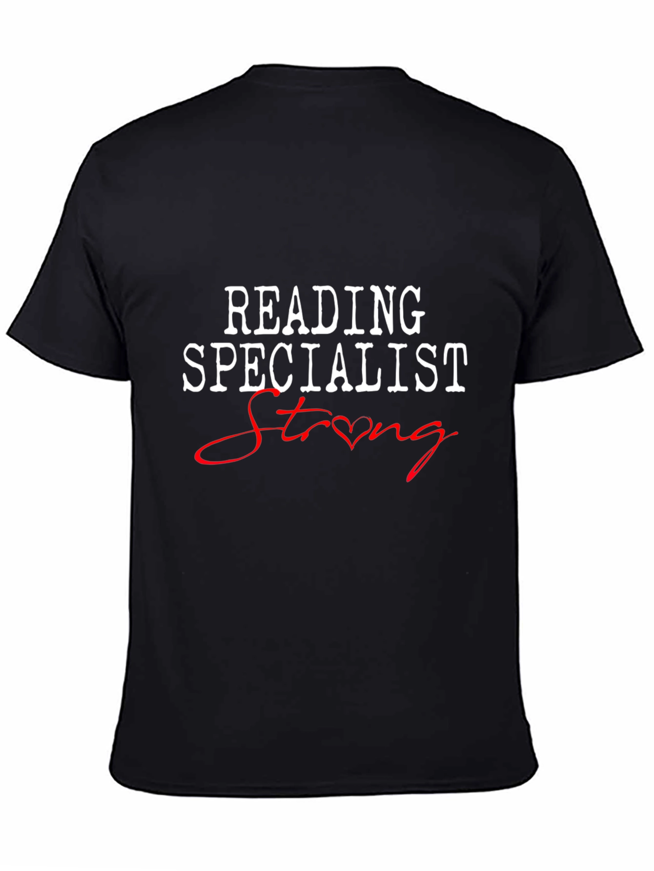 Reading Specialist Strong Graphic Tee - Black