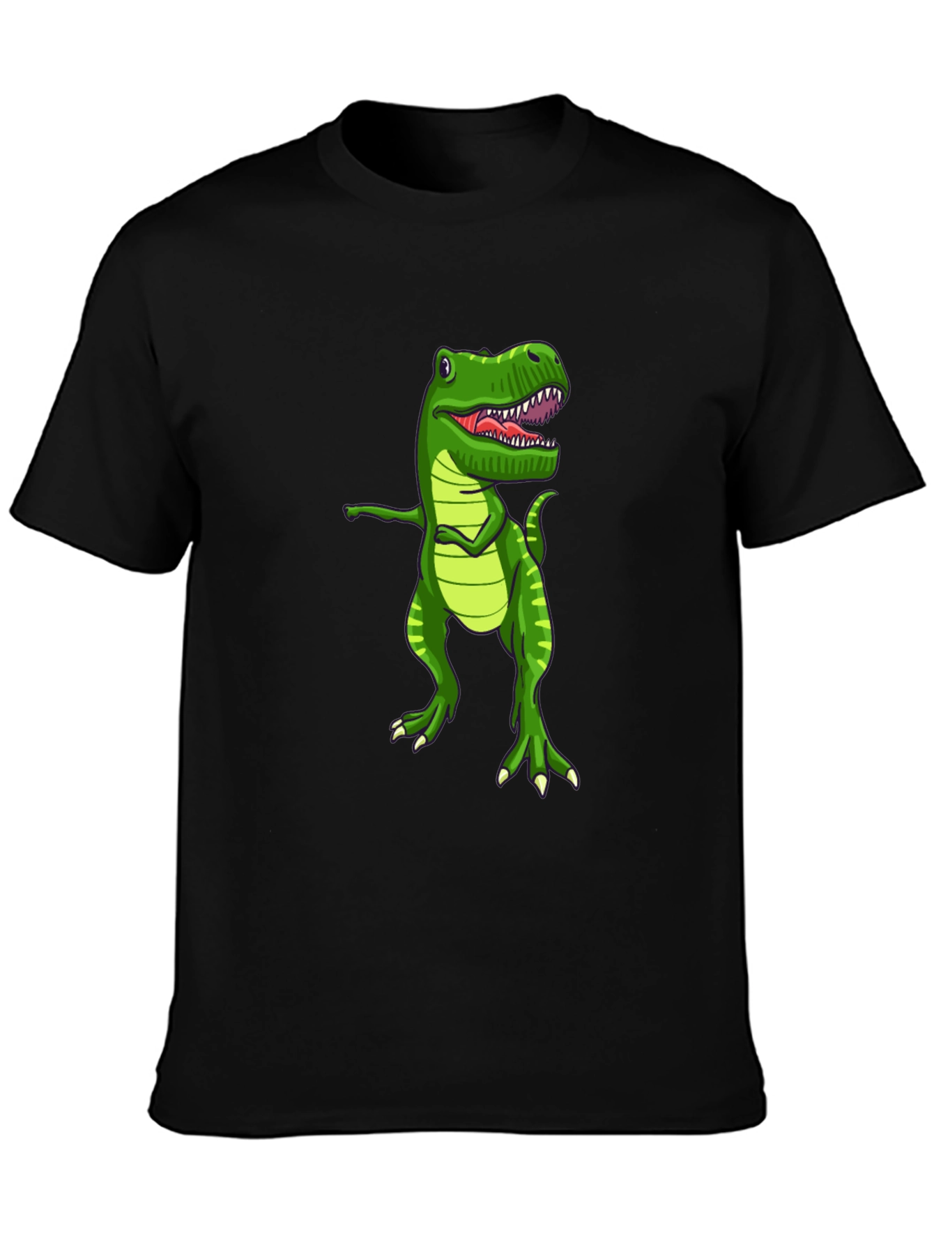 Dabbing Dinosaur Graphic T-Shirt - Fun Novelty Tee