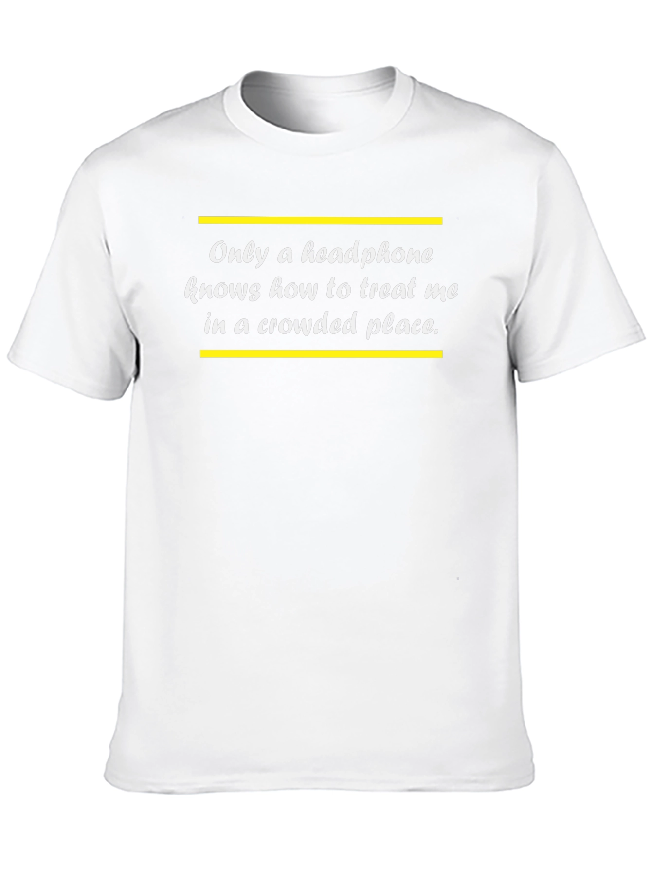 Headphone Lover Black T-Shirt