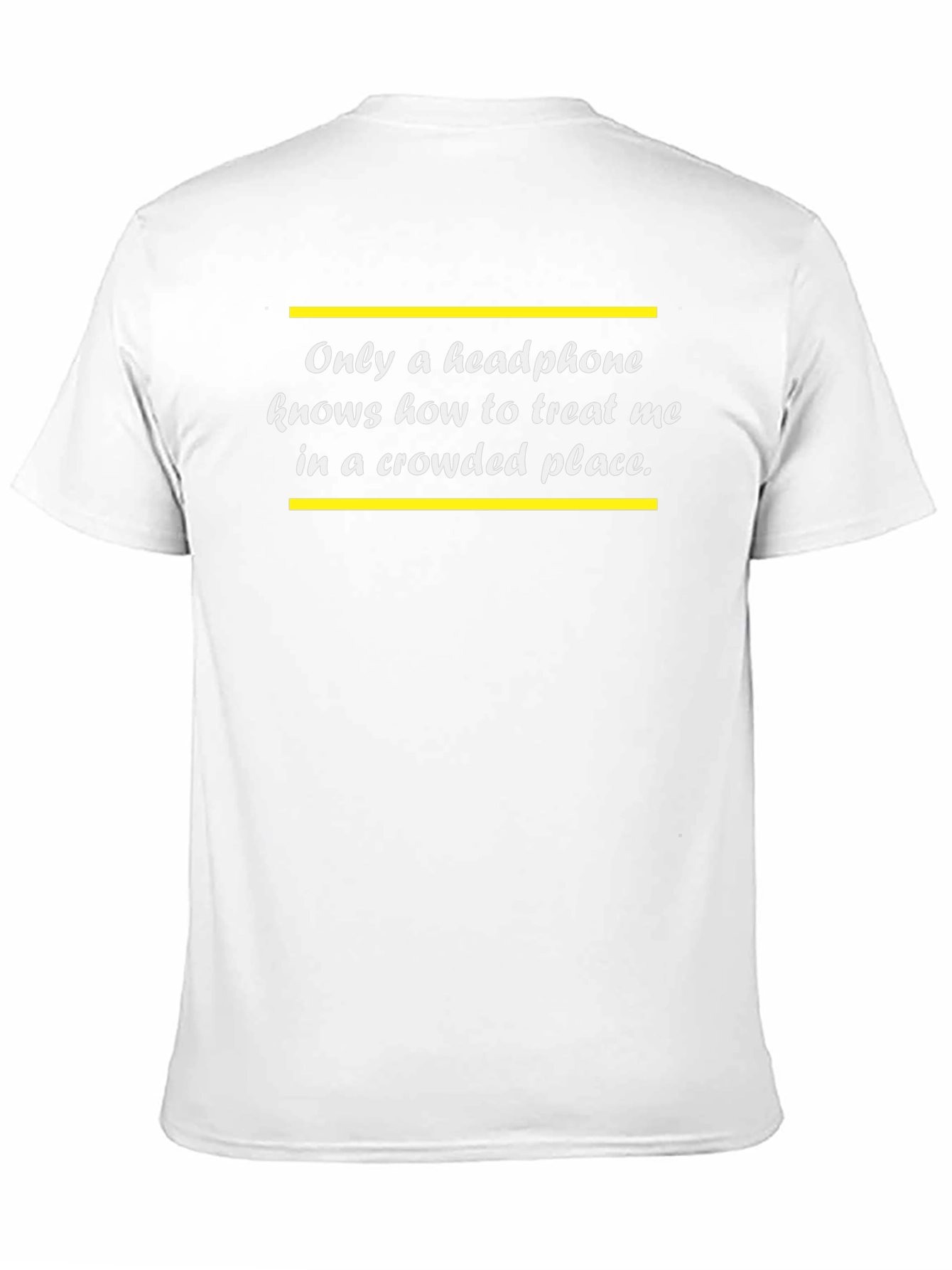 Headphone Lover Black T-Shirt