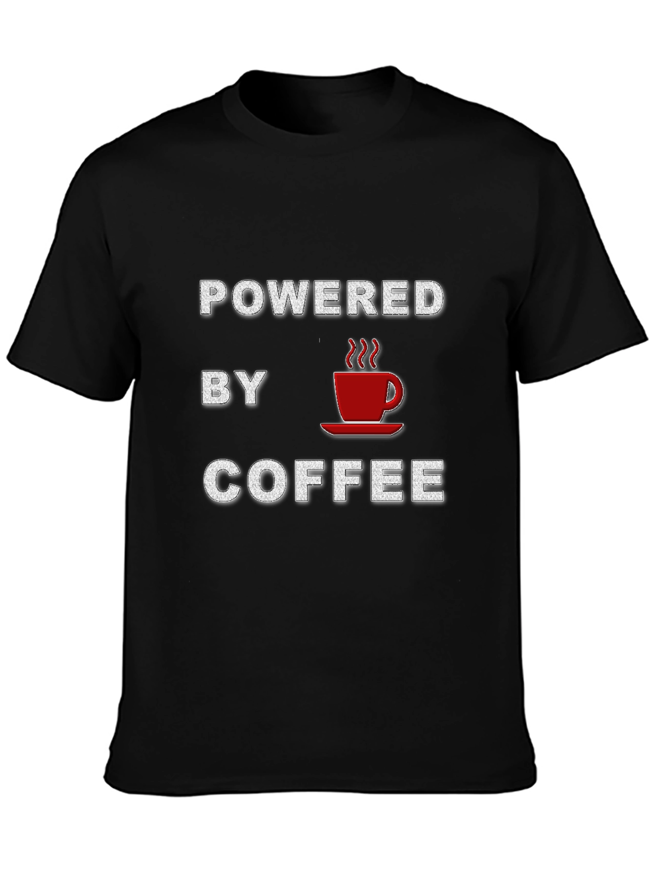 Powered By Coffee Graphic T-Shirt
