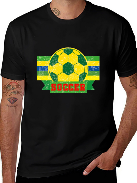 Soccer Graphic T-Shirt - Vintage Style