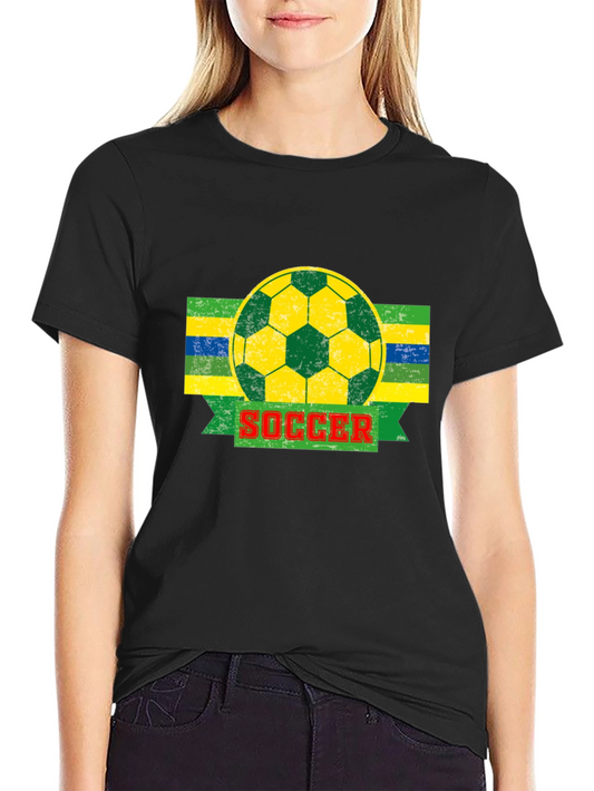 Soccer Graphic T-Shirt - Vintage Style