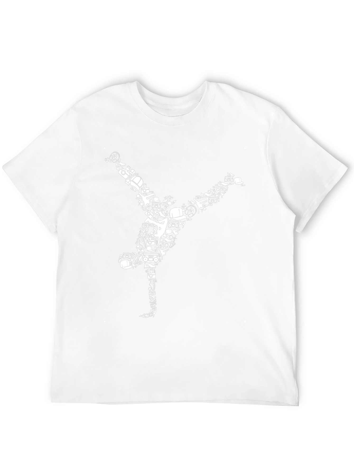 Hip Hop Handstand Tee - Unique Graphic Design