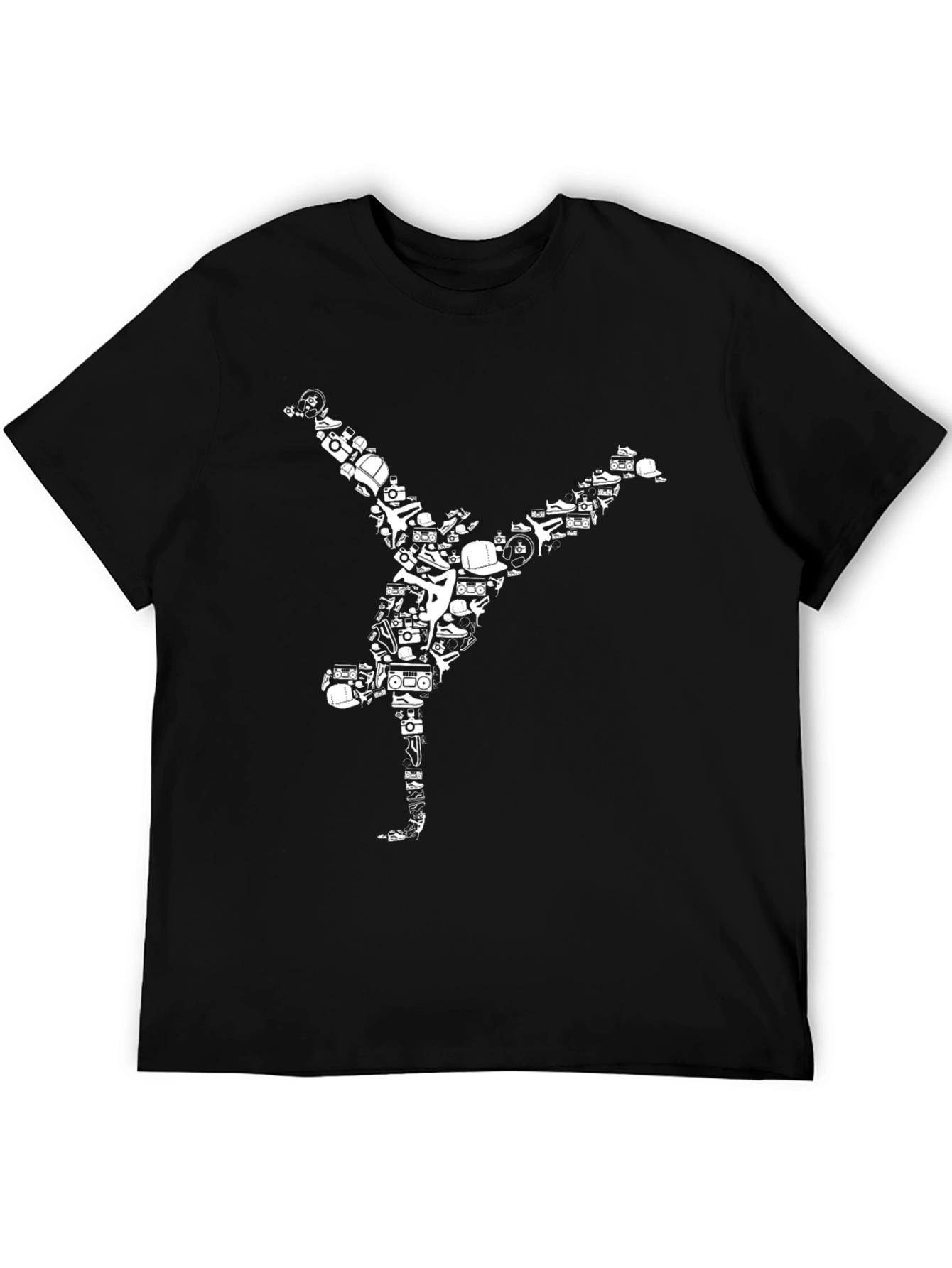 Hip Hop Handstand Tee - Unique Graphic Design