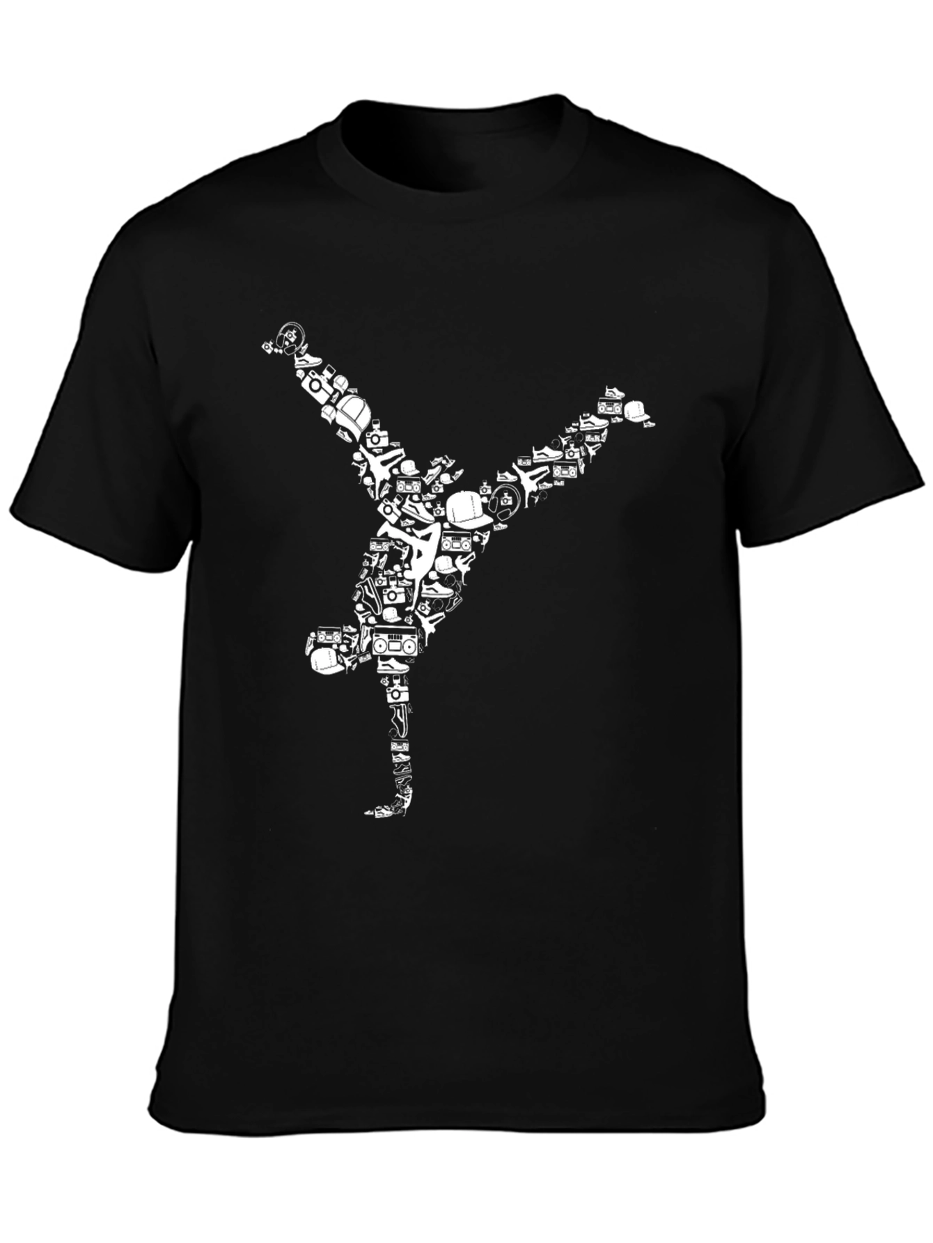 Hip Hop Handstand Tee - Unique Graphic Design
