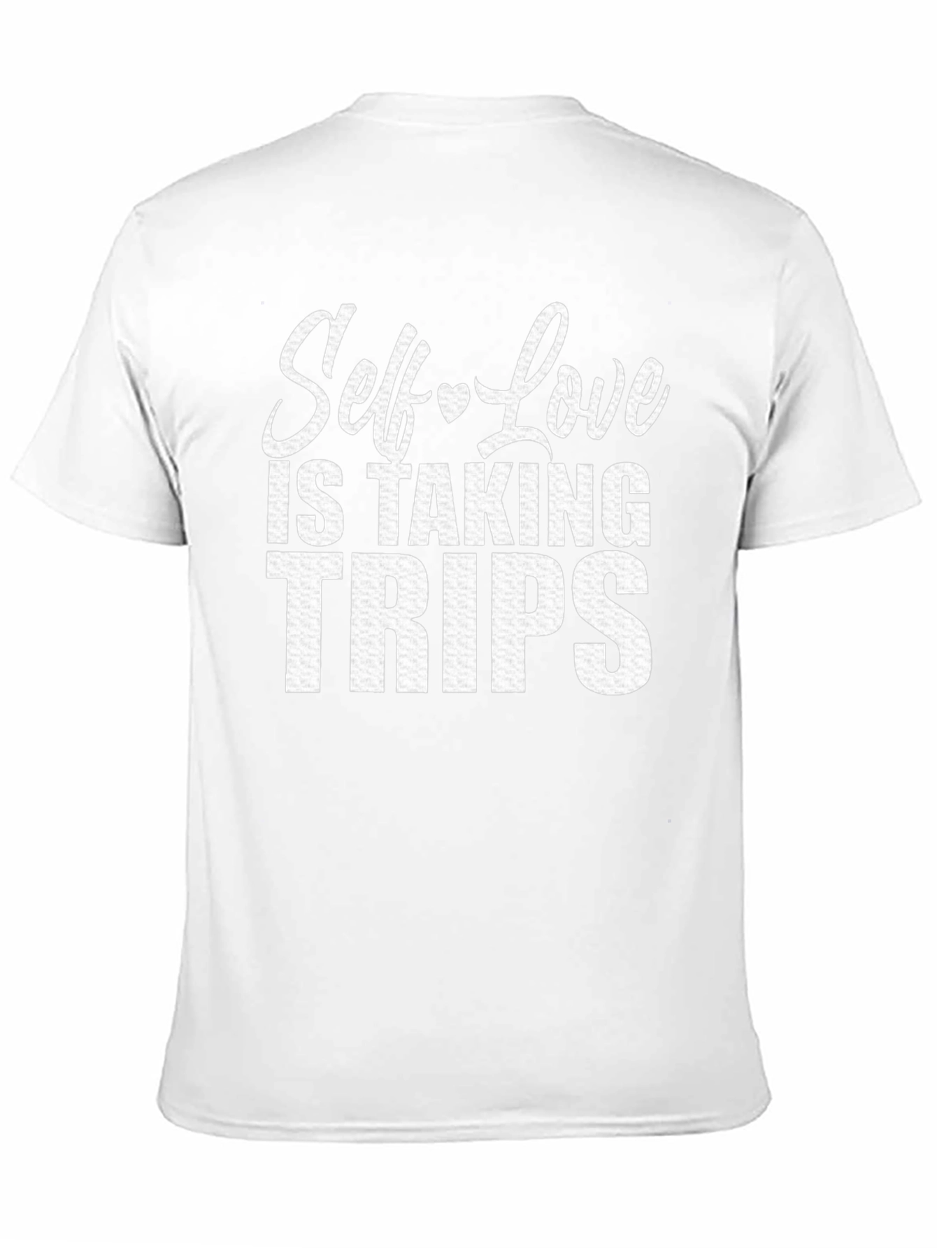 Self-Love Trips Graphic Tee - Black Cotton T-Shirt