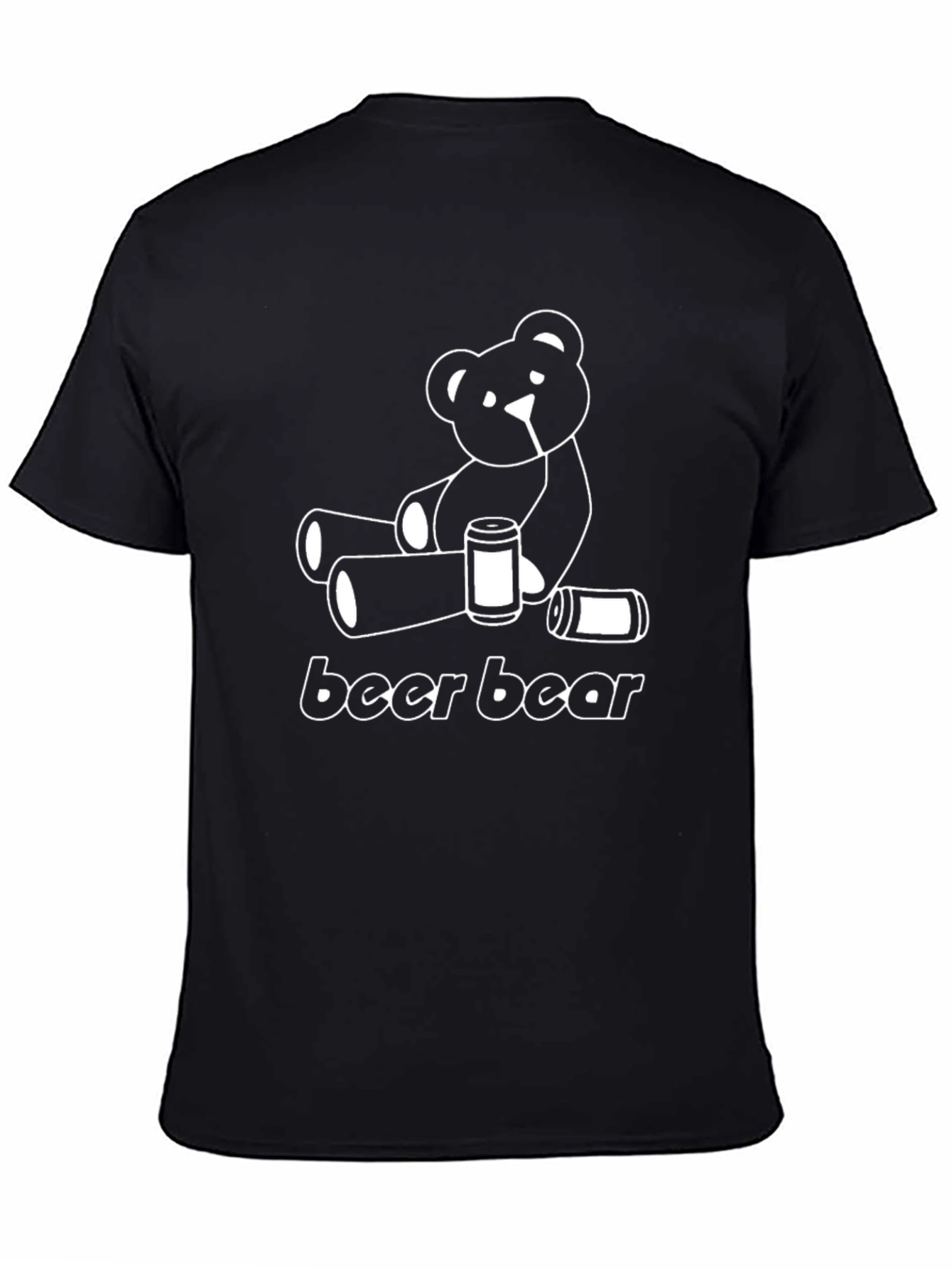 Beer Bear T-Shirt - Funny Graphic Tee
