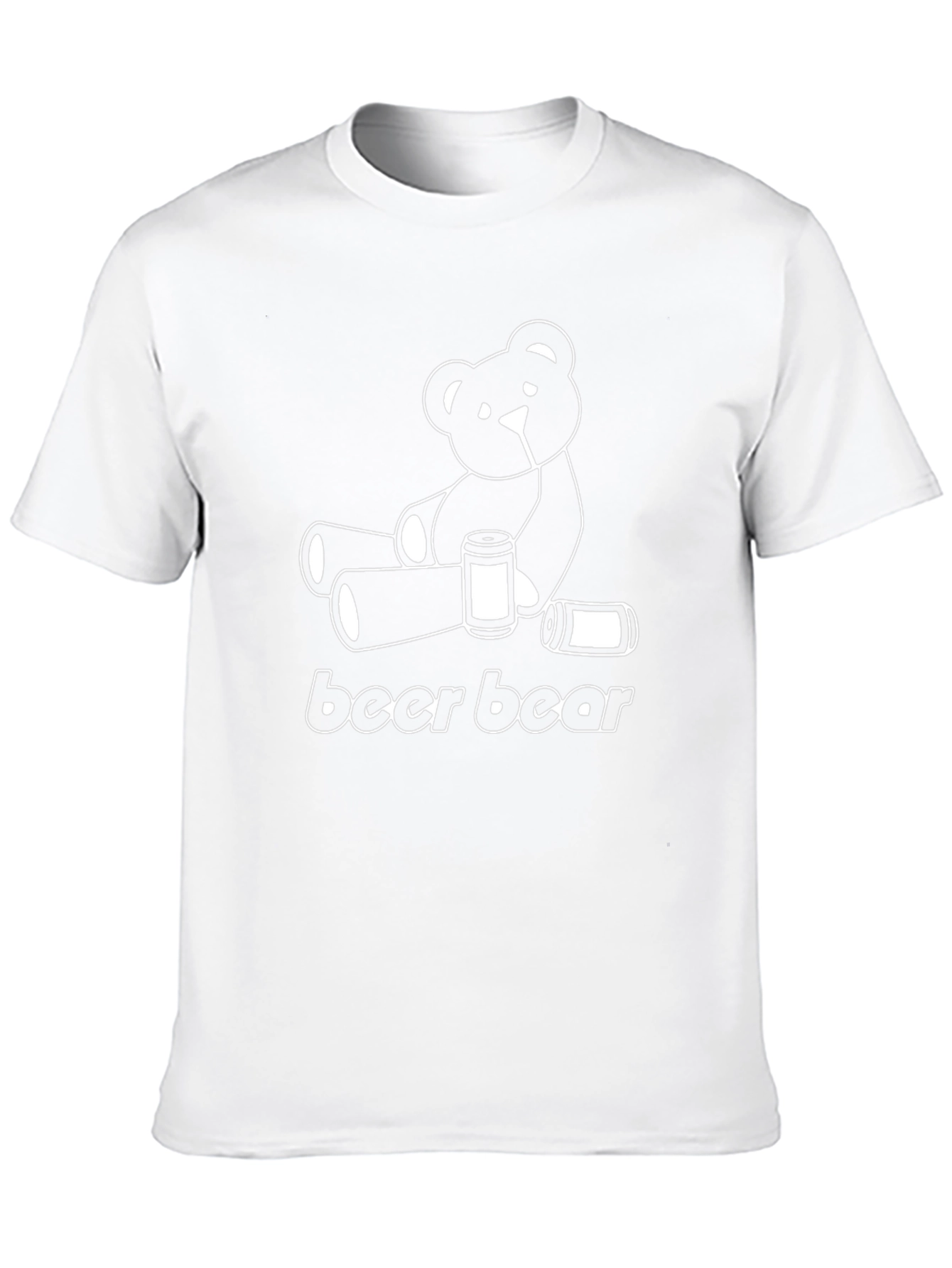 Beer Bear T-Shirt - Funny Graphic Tee