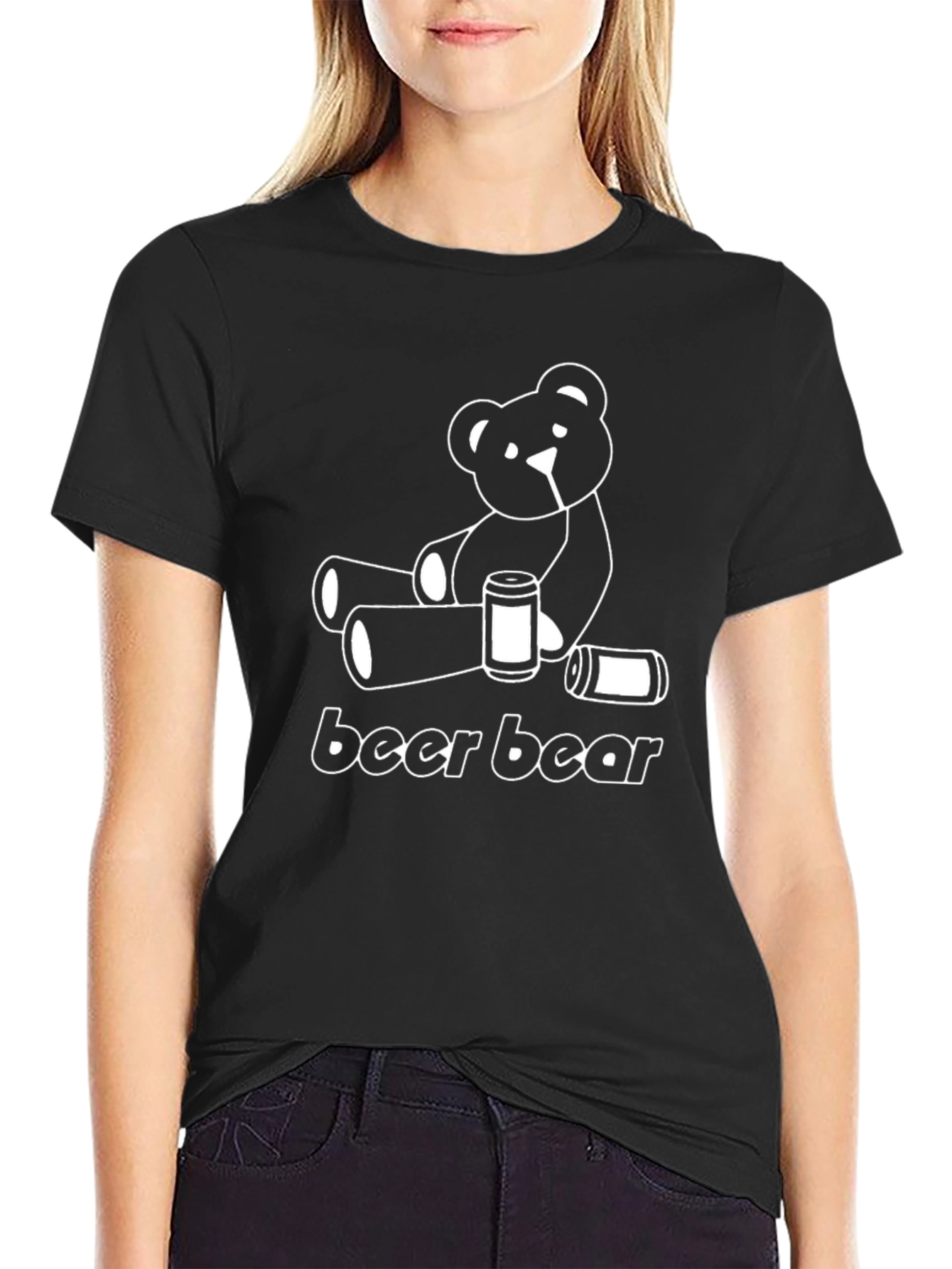 Beer Bear T-Shirt - Funny Graphic Tee