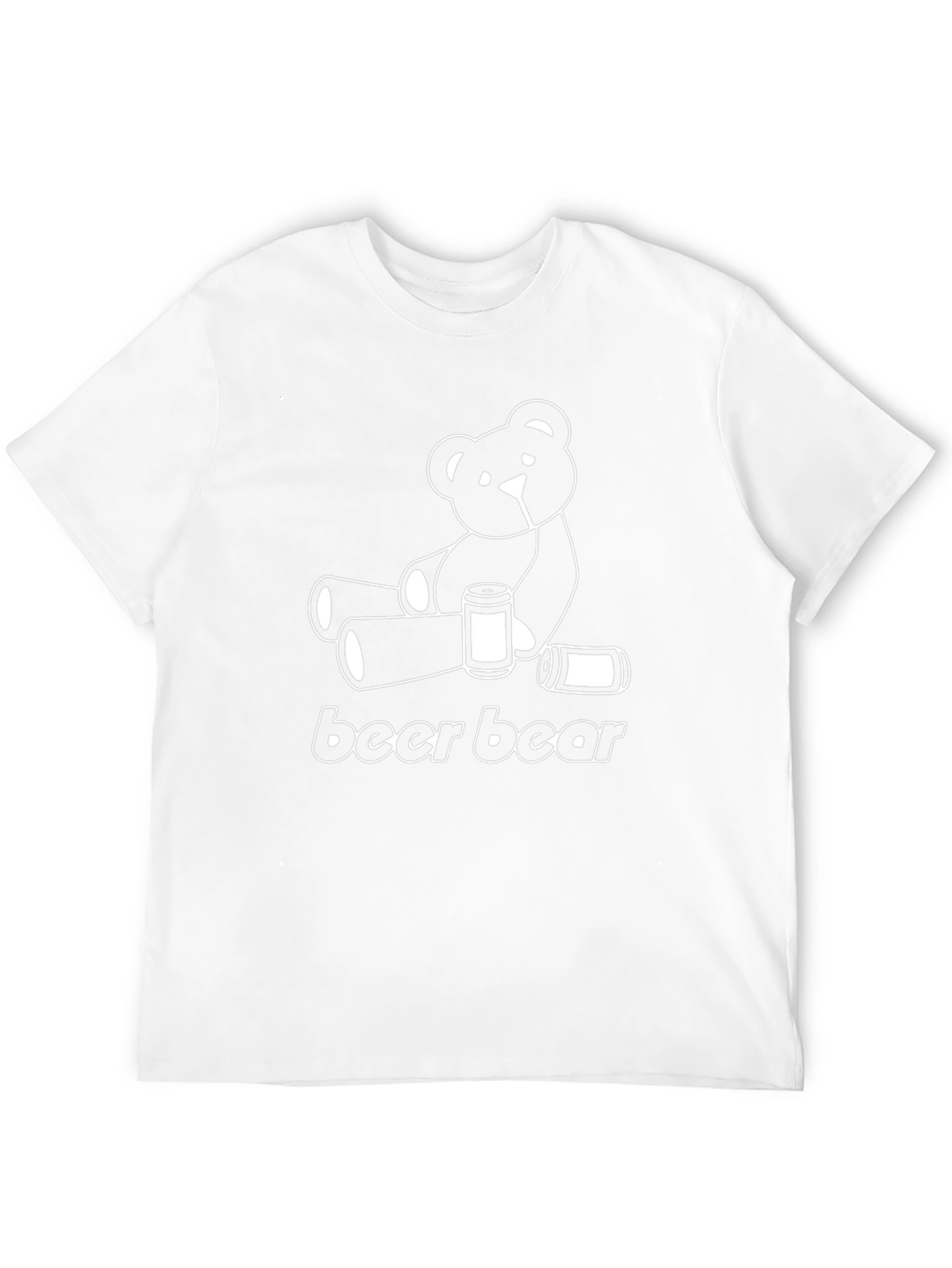 Beer Bear T-Shirt - Funny Graphic Tee