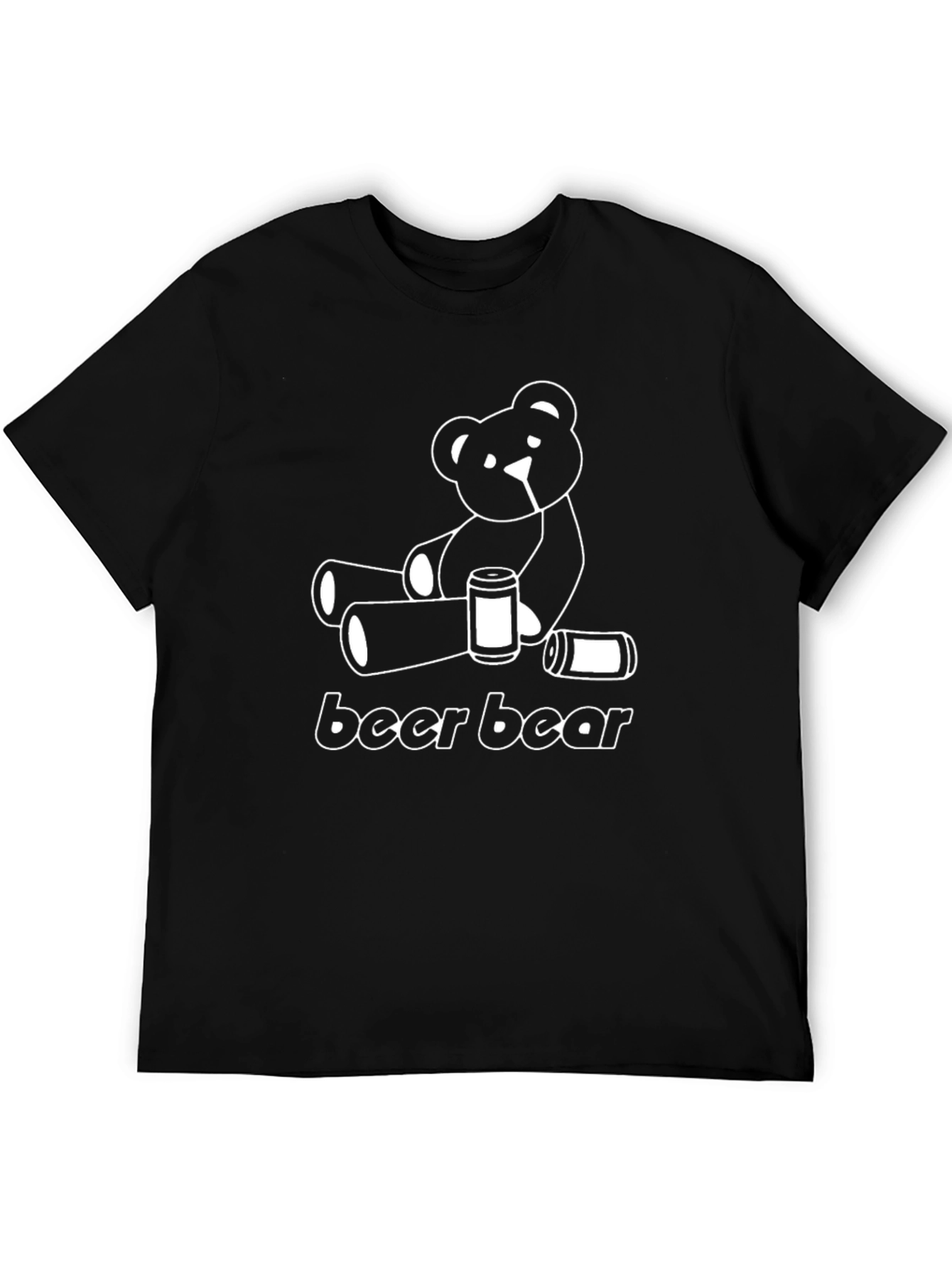 Beer Bear T-Shirt - Funny Graphic Tee