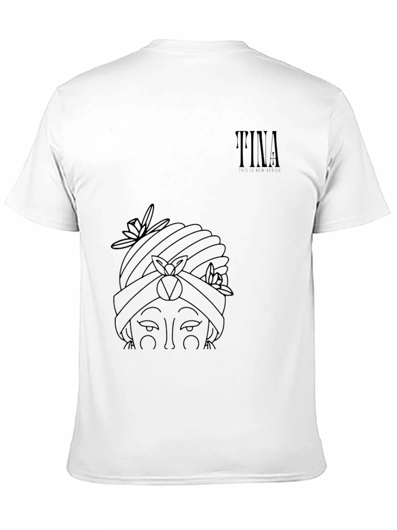 Graphic Print Black T-Shirt