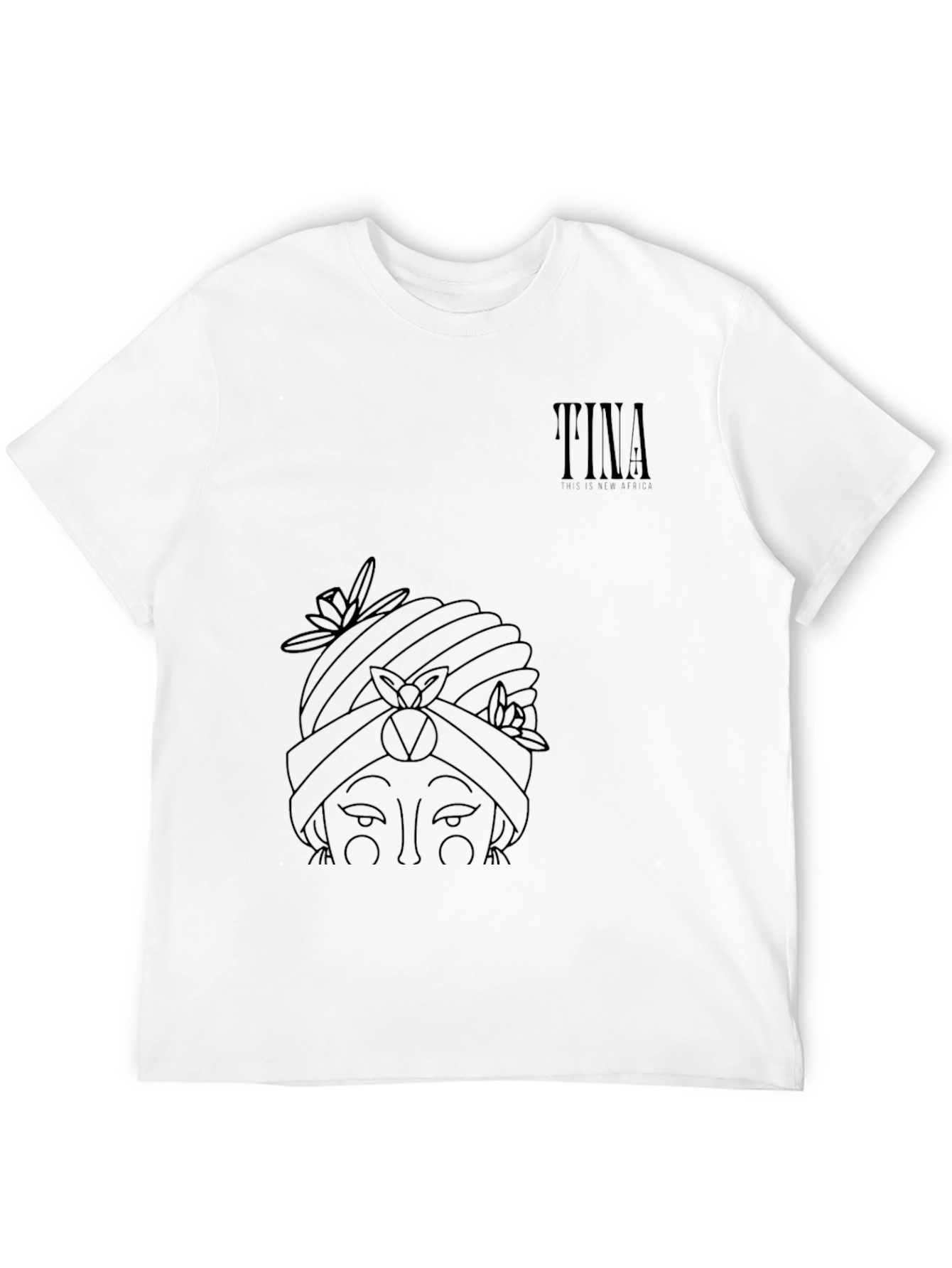 Graphic Print Black T-Shirt