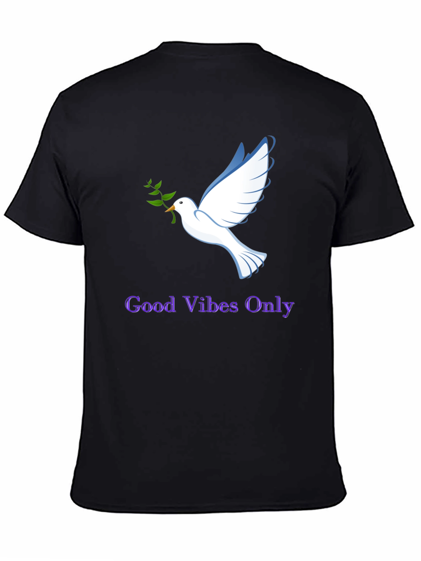 Good Vibes Only Dove Graphic Tee - Unisex