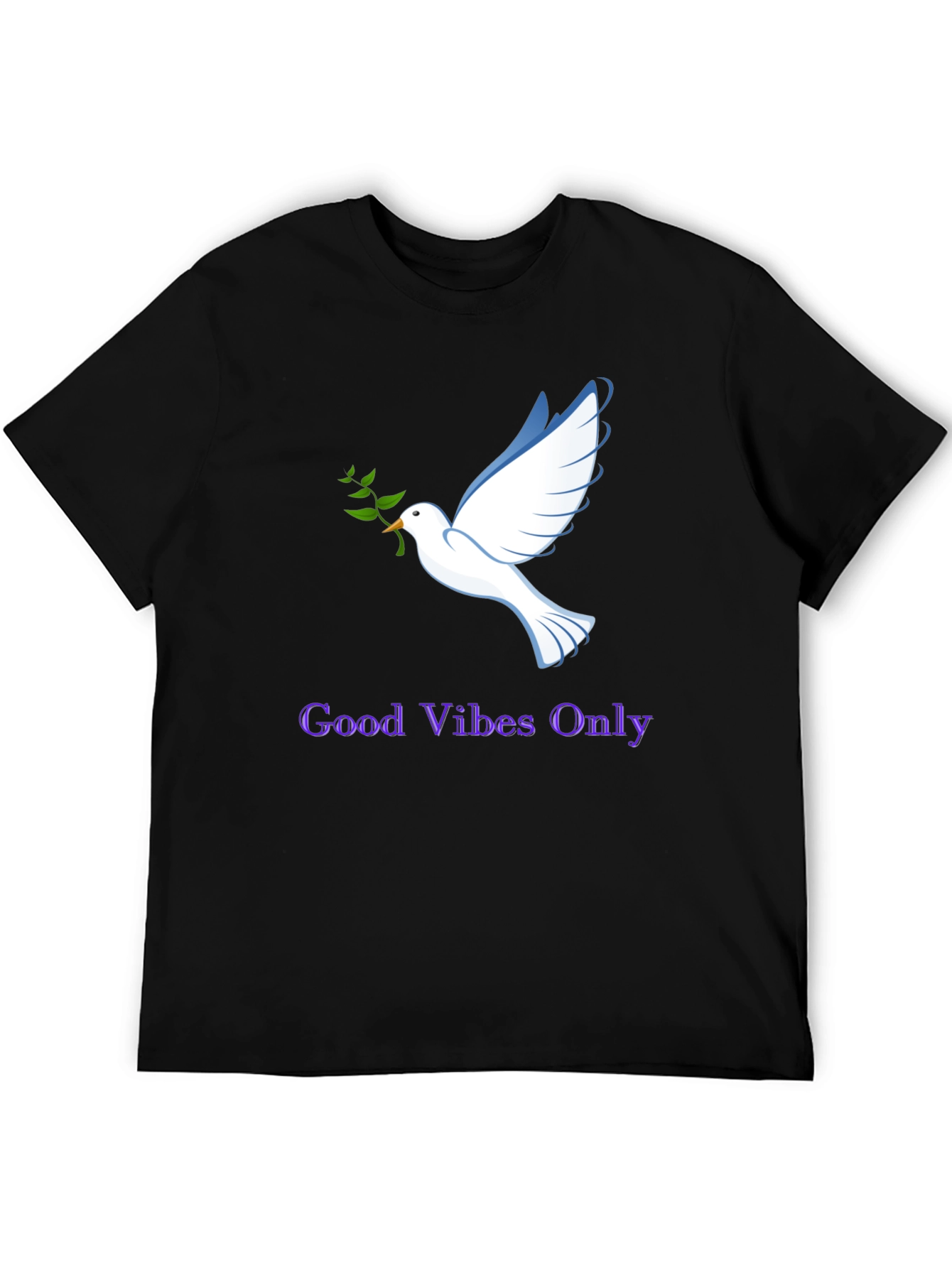 Good Vibes Only Dove Graphic Tee - Unisex