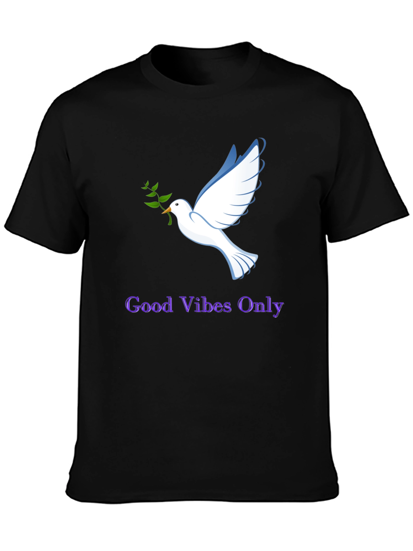 Good Vibes Only Dove Graphic Tee - Unisex