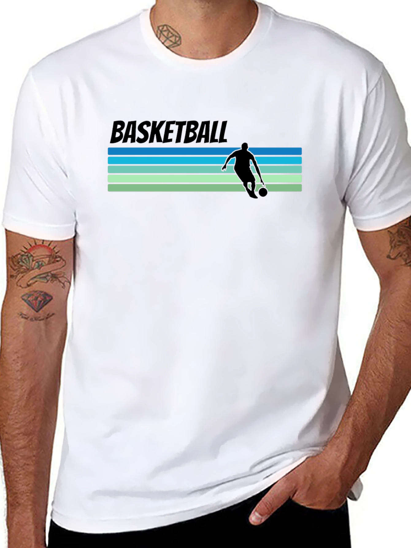 Basketball Retro Style T-Shirt