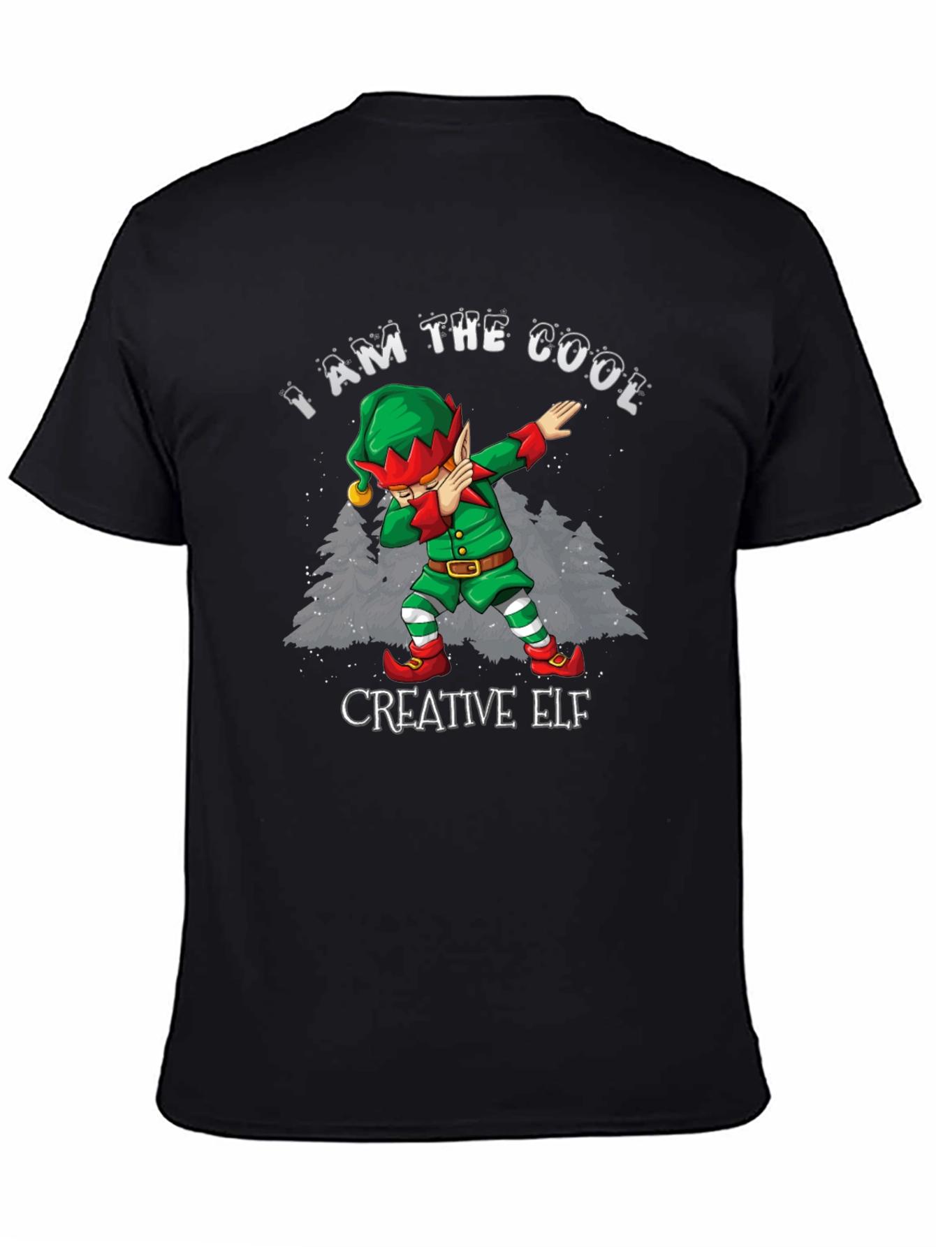 Cool Creative Elf Christmas T-Shirt